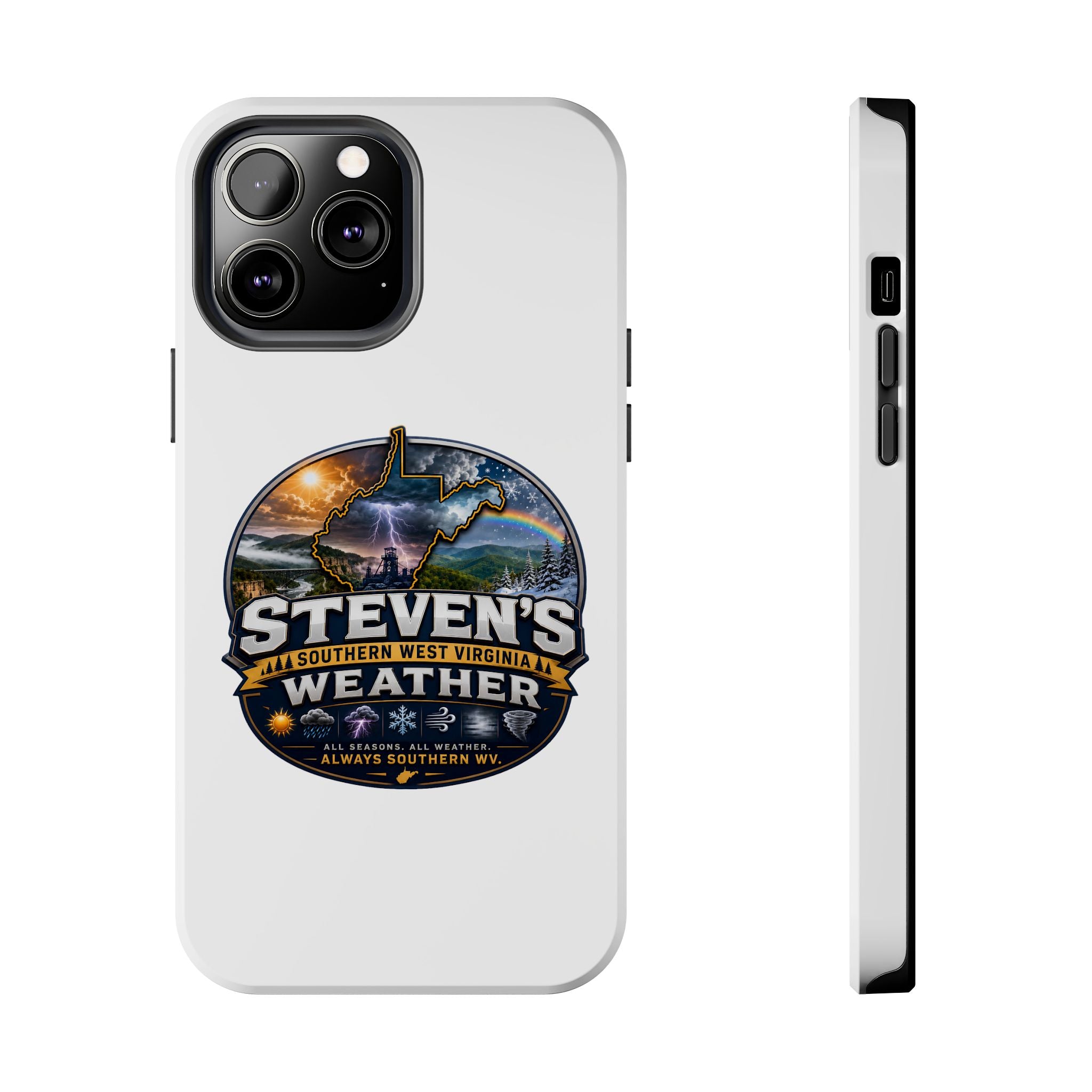 Tough Phone Case — "Steven's Weather" Southern West Virginia Storm Scenic Design