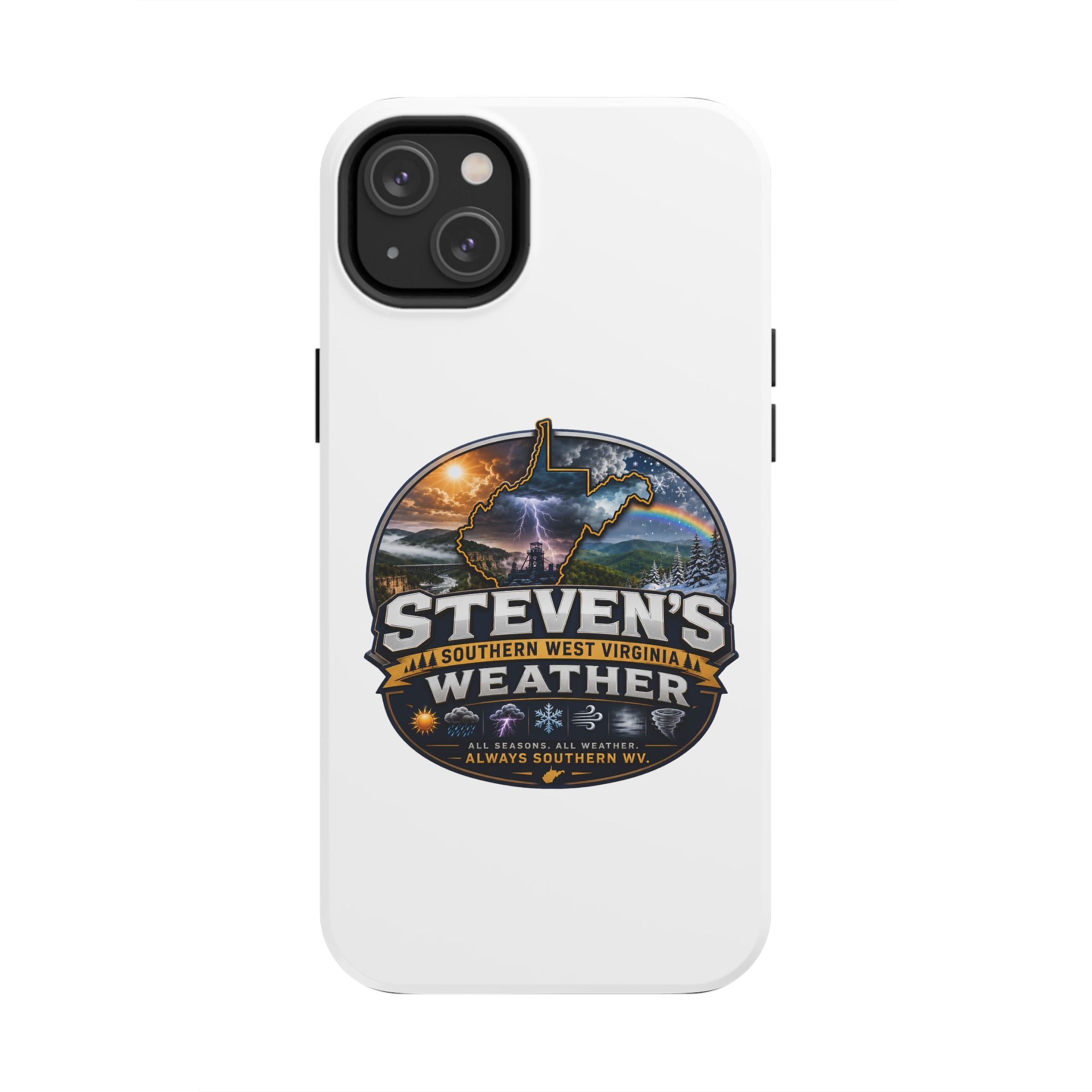 Tough Phone Case — "Steven's Weather" Southern West Virginia Storm Scenic Design