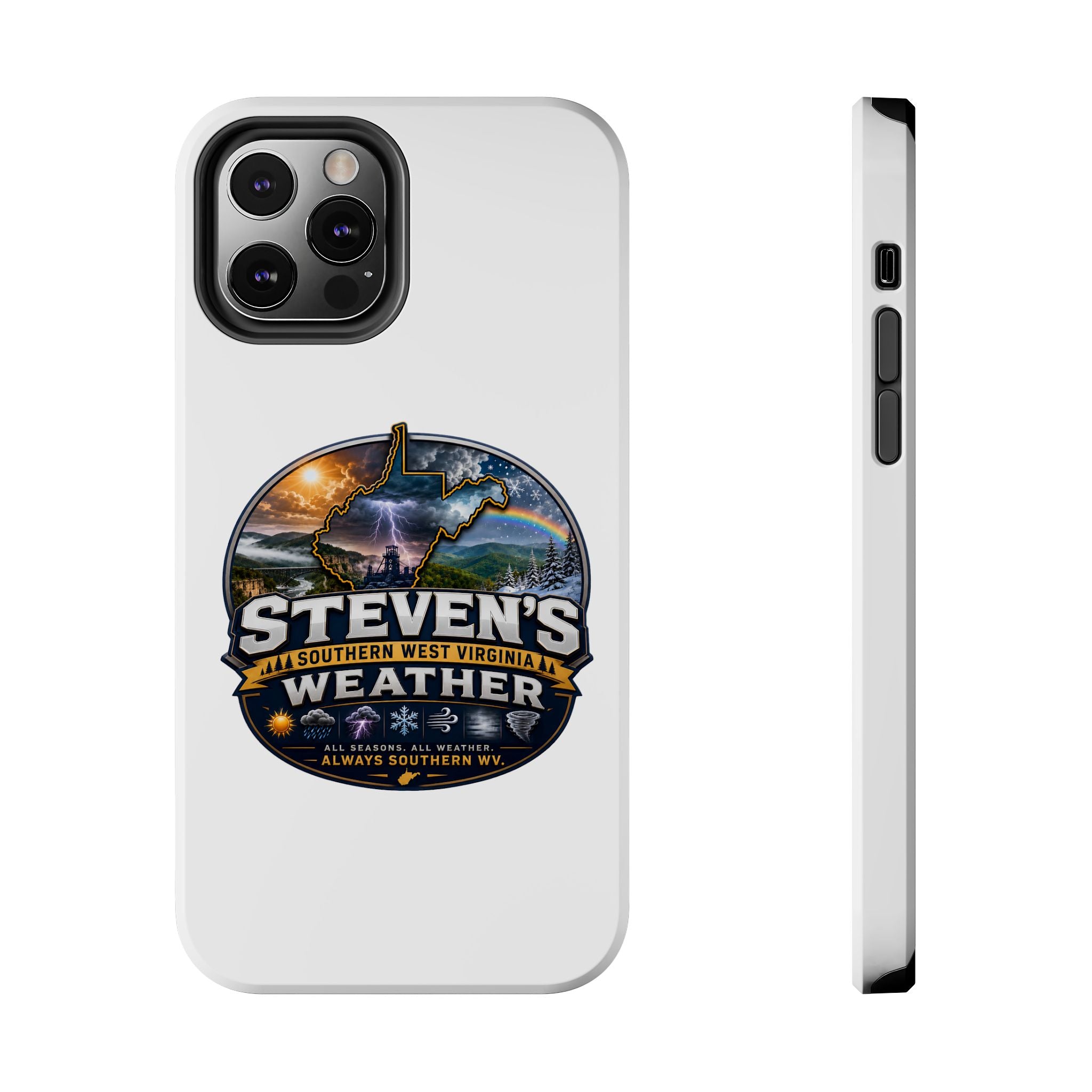 Tough Phone Case — "Steven's Weather" Southern West Virginia Storm Scenic Design