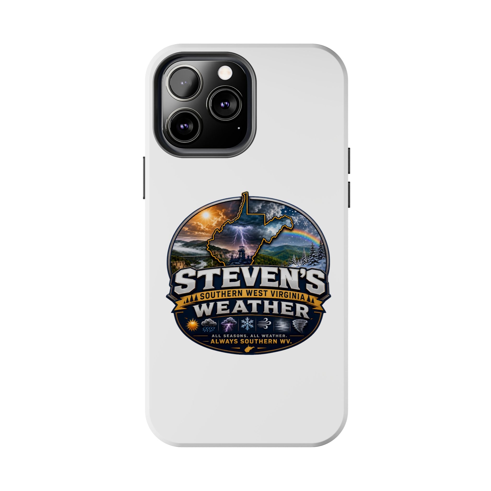 Tough Phone Case — "Steven's Weather" Southern West Virginia Storm Scenic Design
