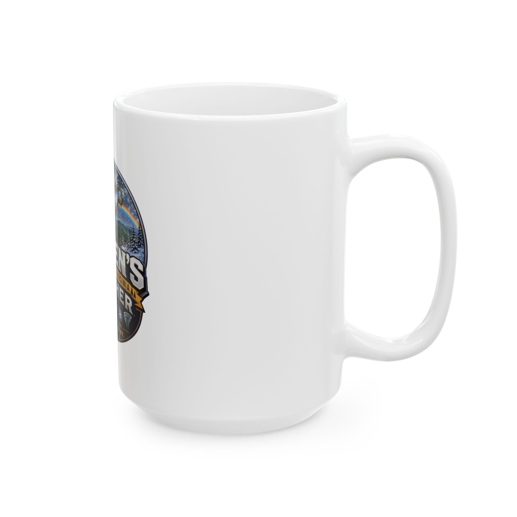 Custom "Steven's Southern West Virginia Weather" Ceramic Mug — Personalized Local Weather Gift (11oz, 15oz)