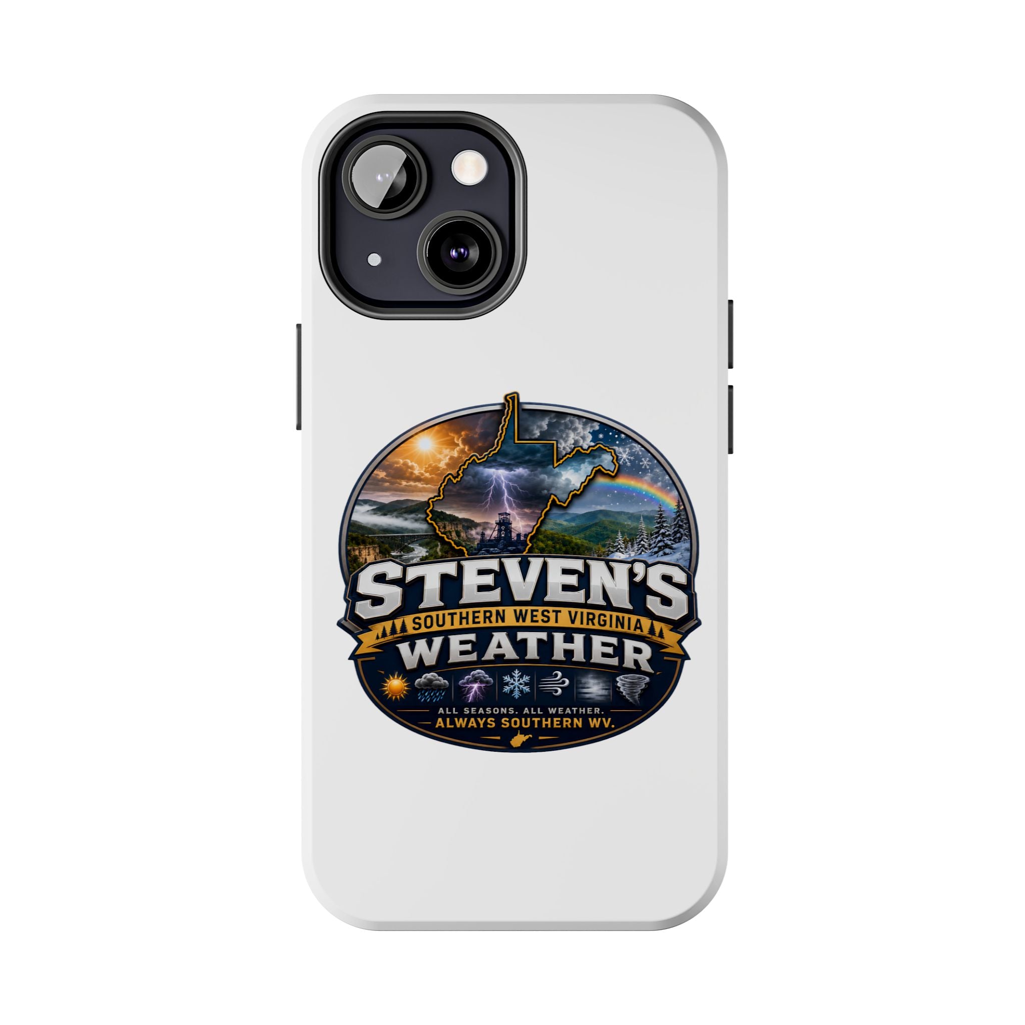 Tough Phone Case — "Steven's Weather" Southern West Virginia Storm Scenic Design