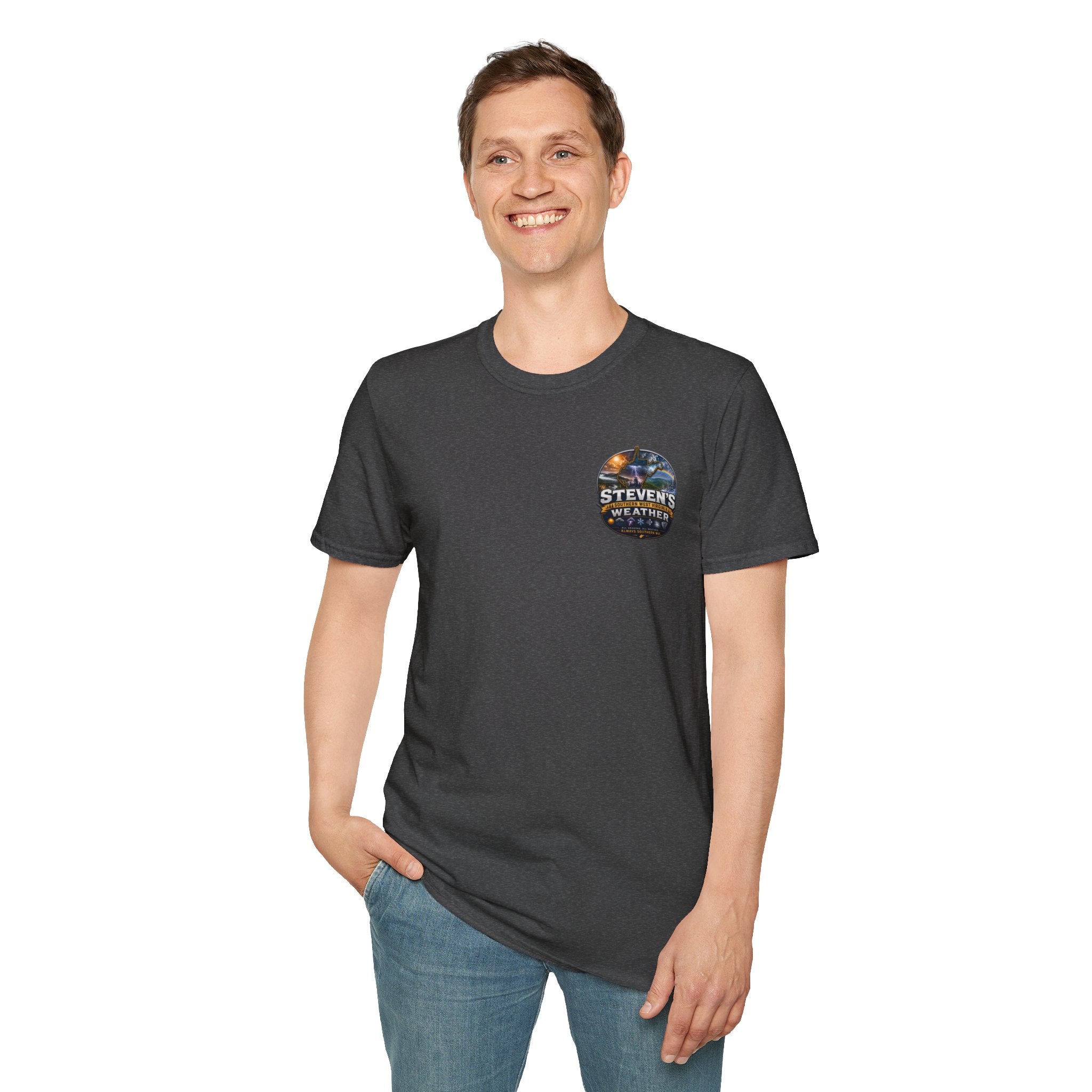 Unisex Soft-Style T-Shirt - Steven's Southern WV Weather Logo