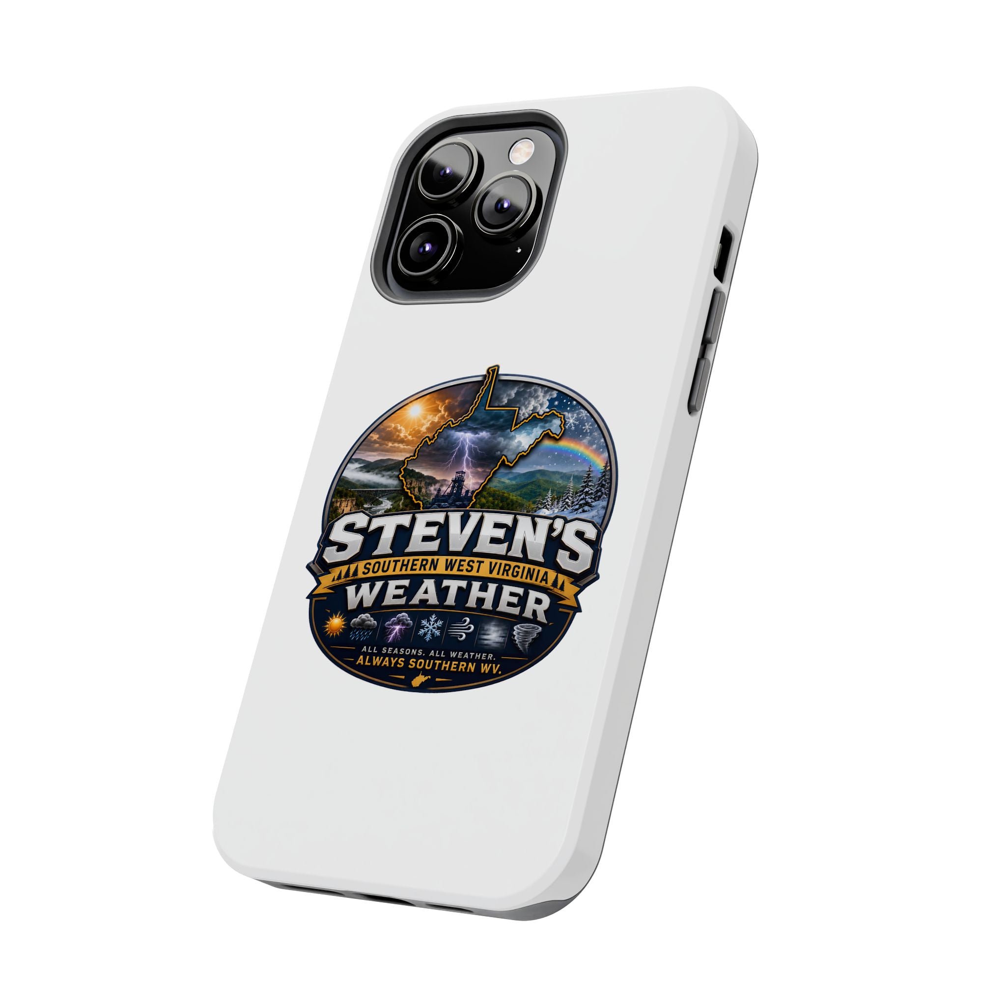 Tough Phone Case — "Steven's Weather" Southern West Virginia Storm Scenic Design