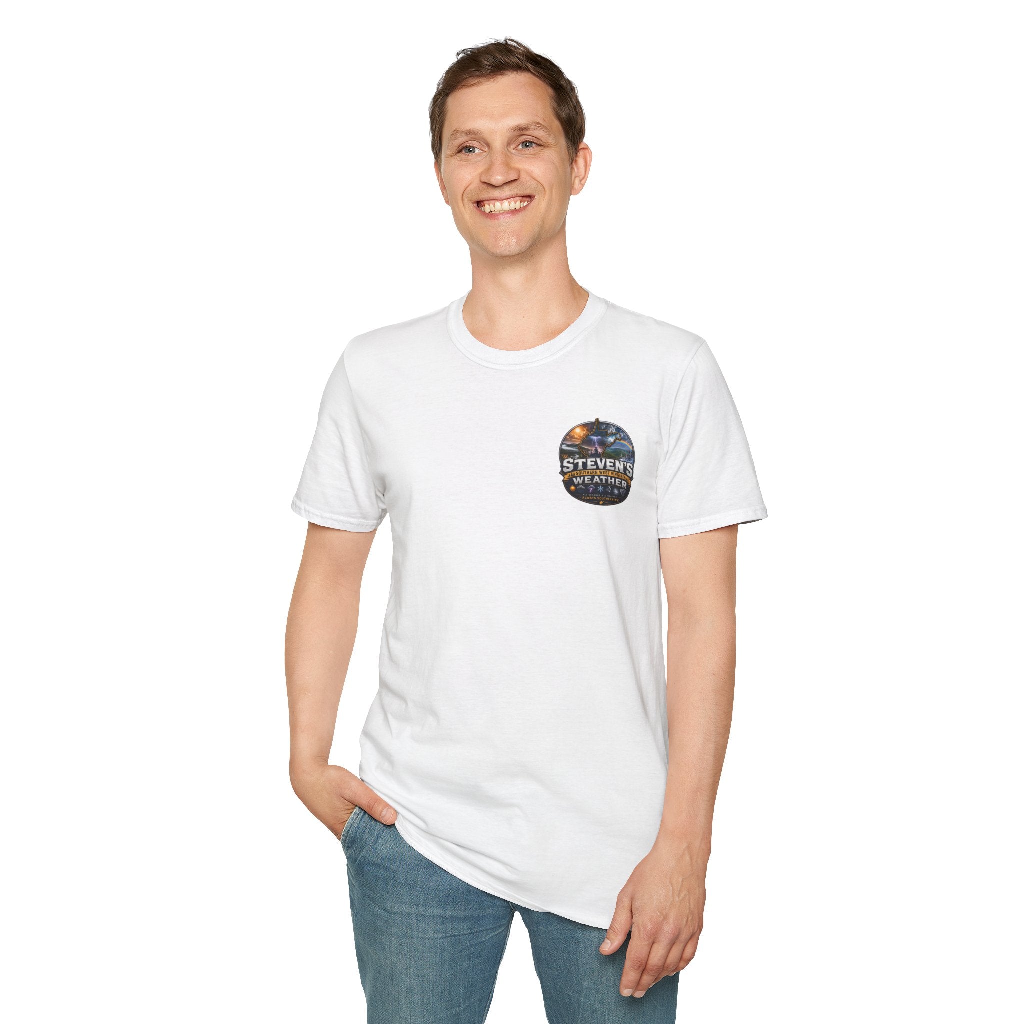 Unisex Soft-Style T-Shirt - Steven's Southern WV Weather Logo