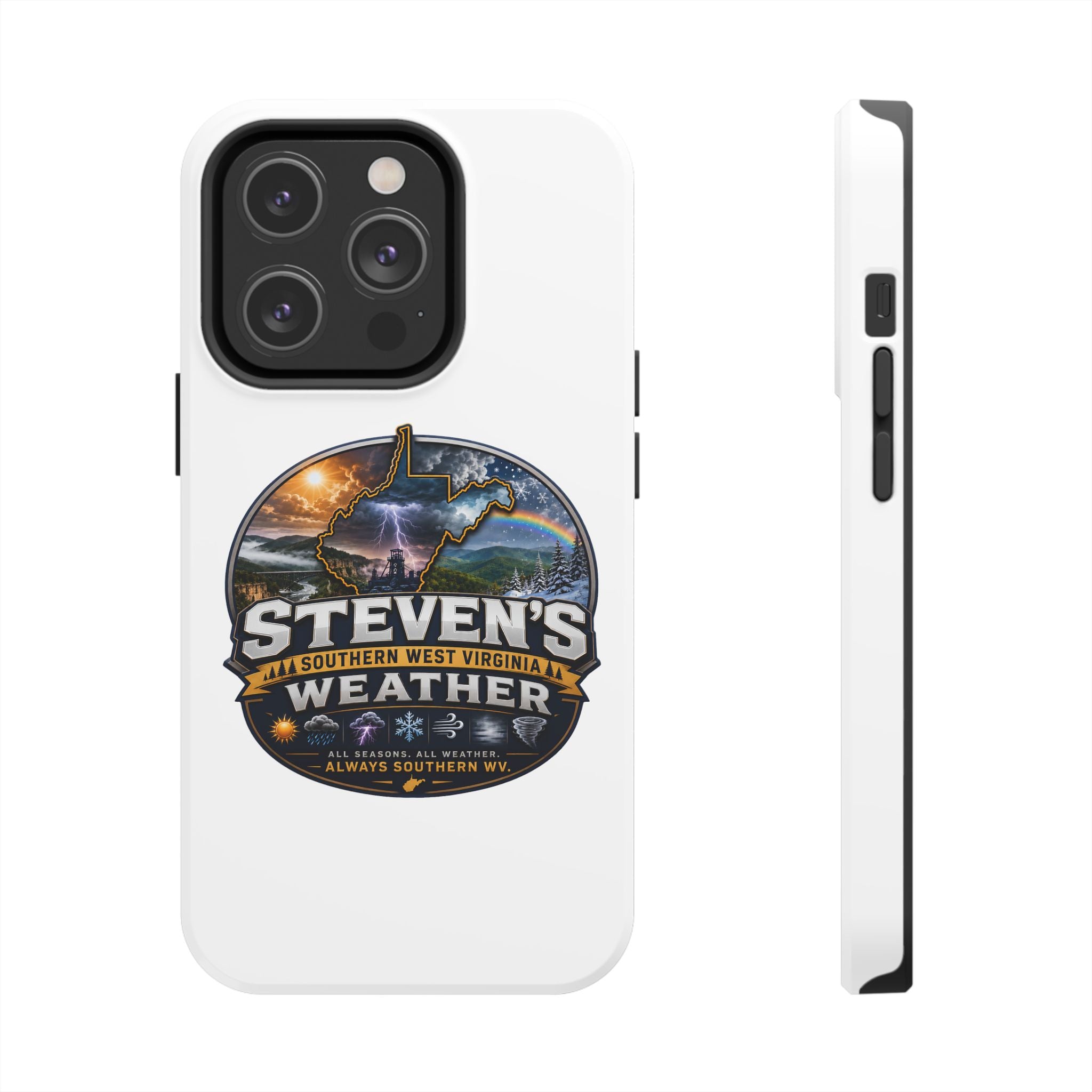 Tough Phone Case — "Steven's Weather" Southern West Virginia Storm Scenic Design