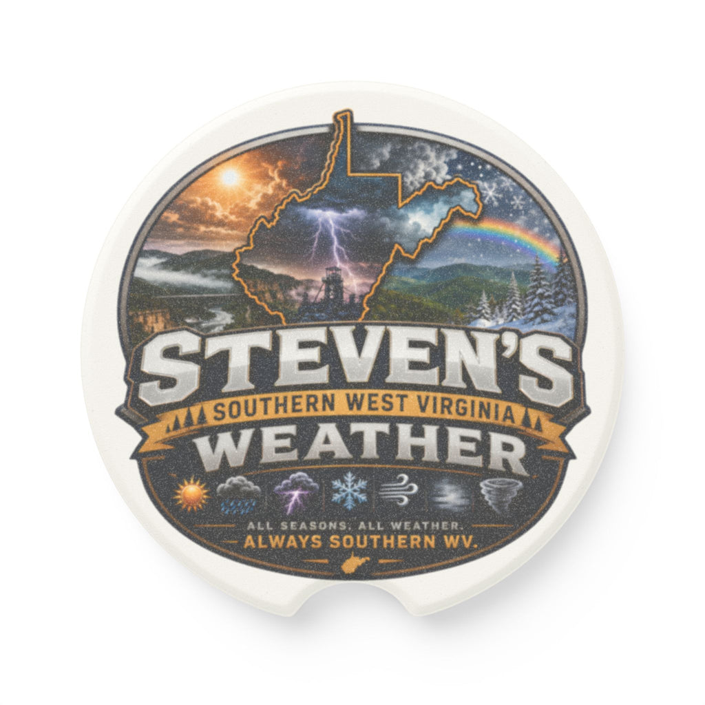 Soapstone Car Coaster - Steven's Southern WV Weather