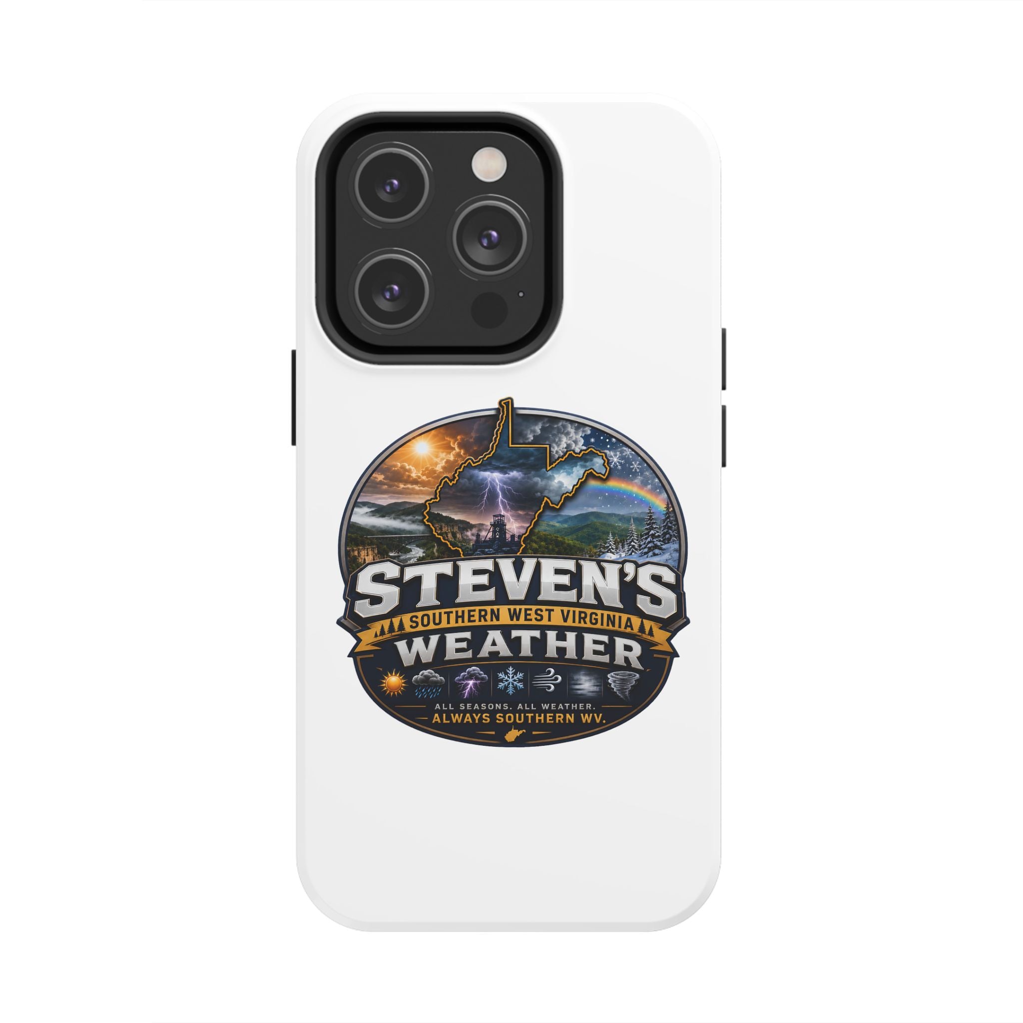 Tough Phone Case — "Steven's Weather" Southern West Virginia Storm Scenic Design