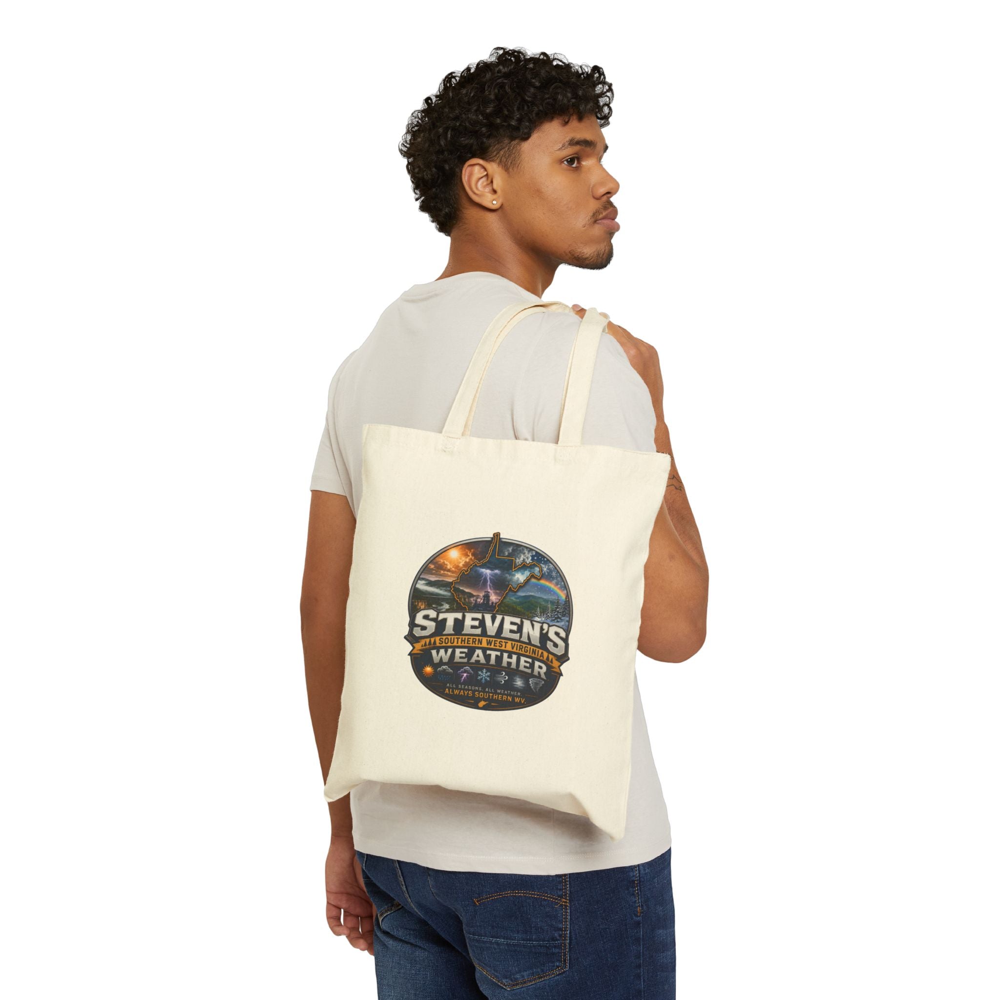 Tote Bag — Steven's Weather Graphic Canvas Tote