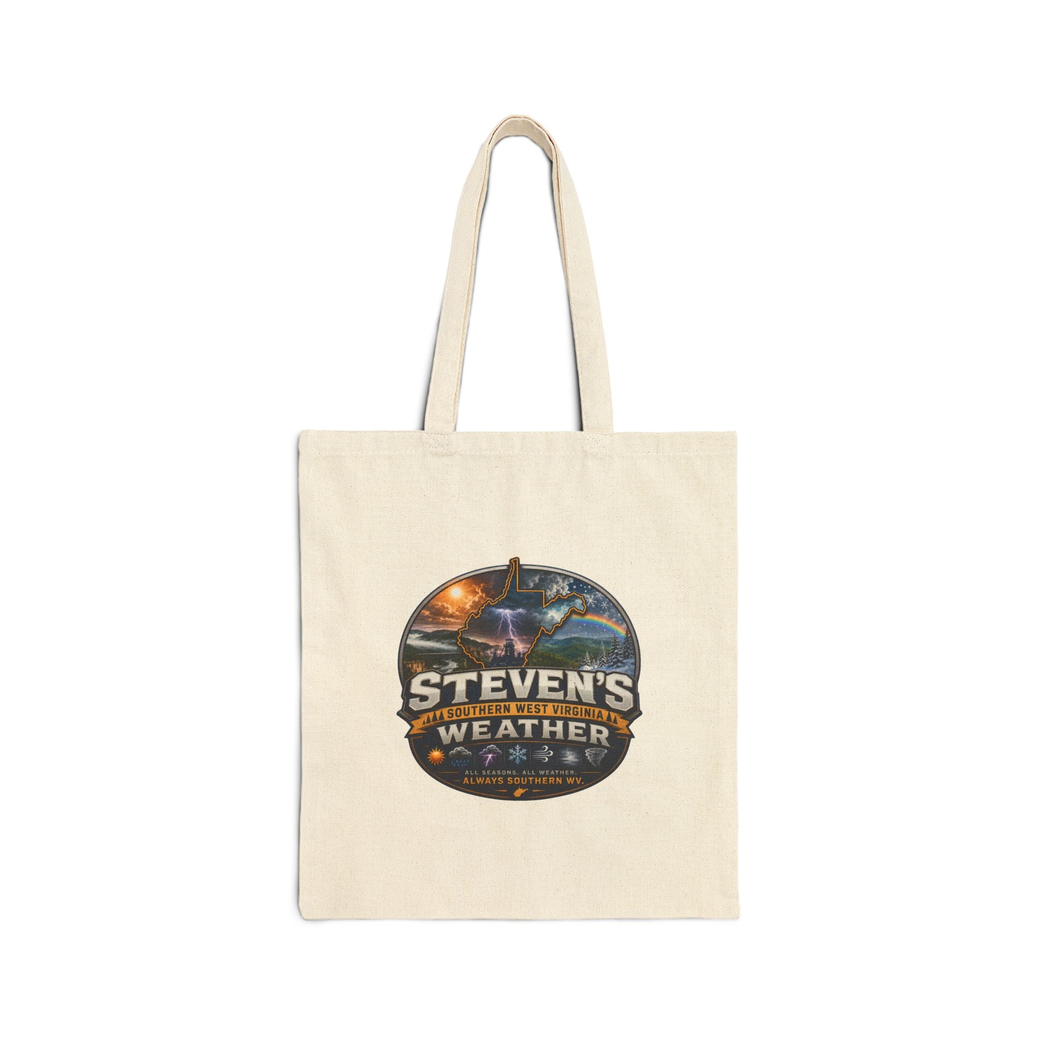 Tote Bag — Steven's Weather Graphic Canvas Tote