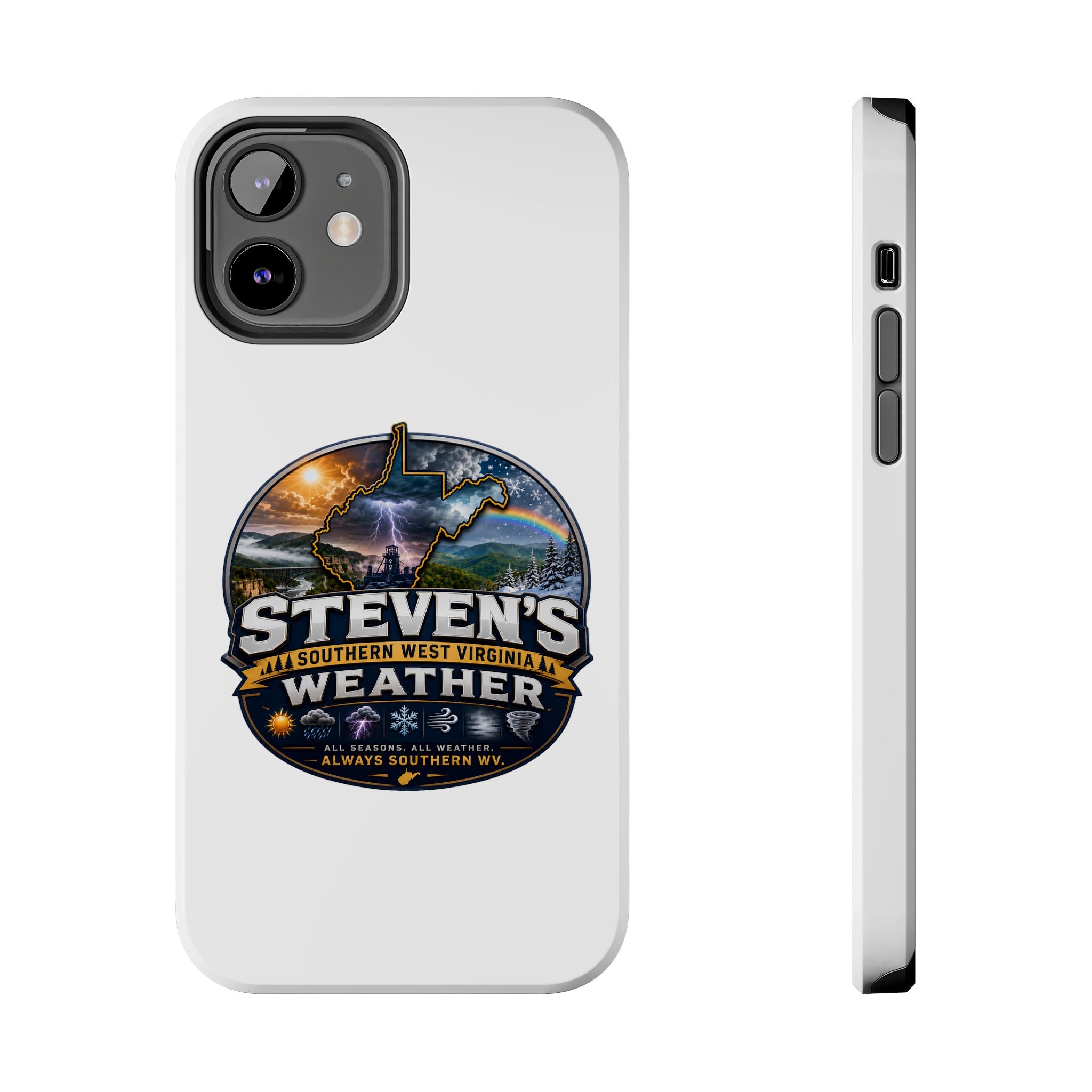 Tough Phone Case — "Steven's Weather" Southern West Virginia Storm Scenic Design