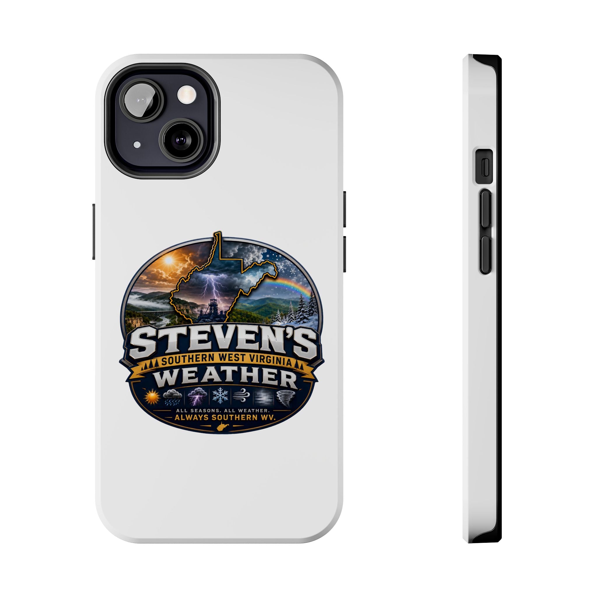 Tough Phone Case — "Steven's Weather" Southern West Virginia Storm Scenic Design