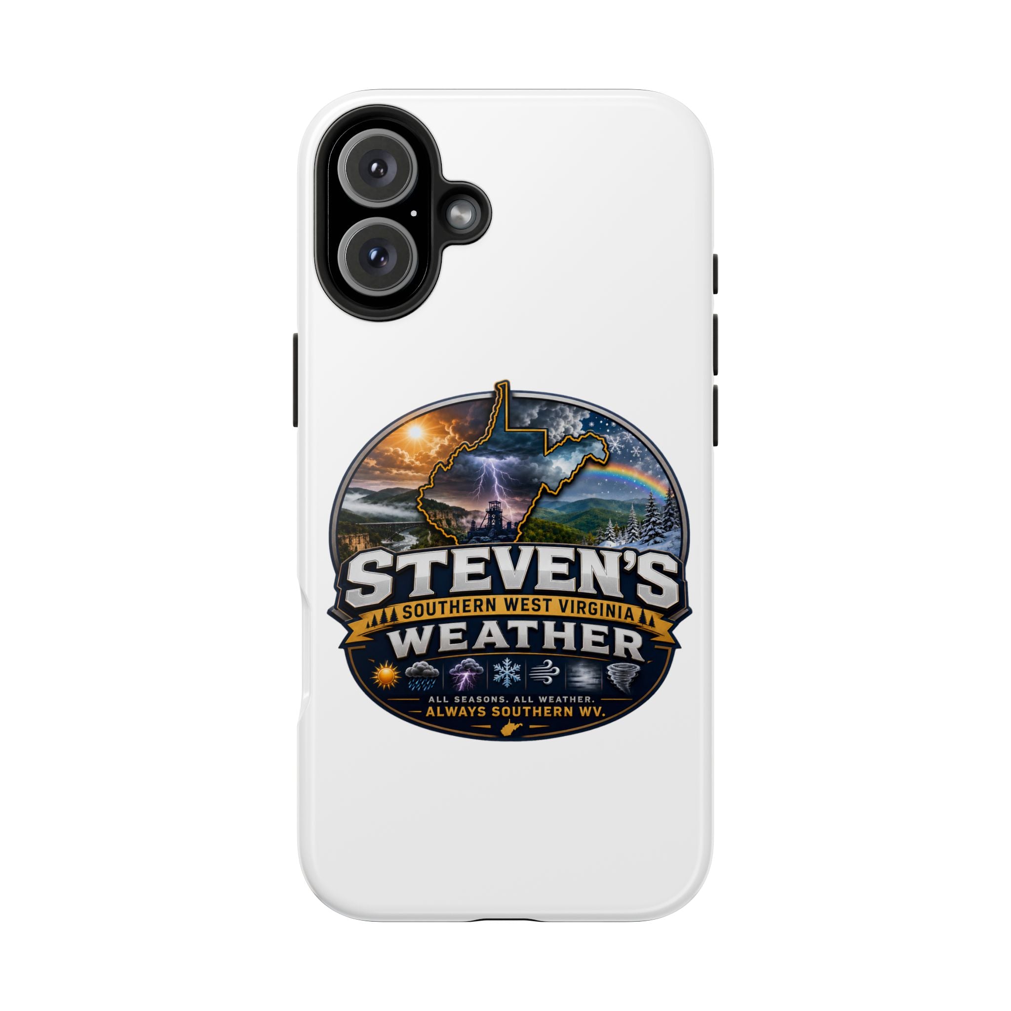 Tough Phone Case — "Steven's Weather" Southern West Virginia Storm Scenic Design