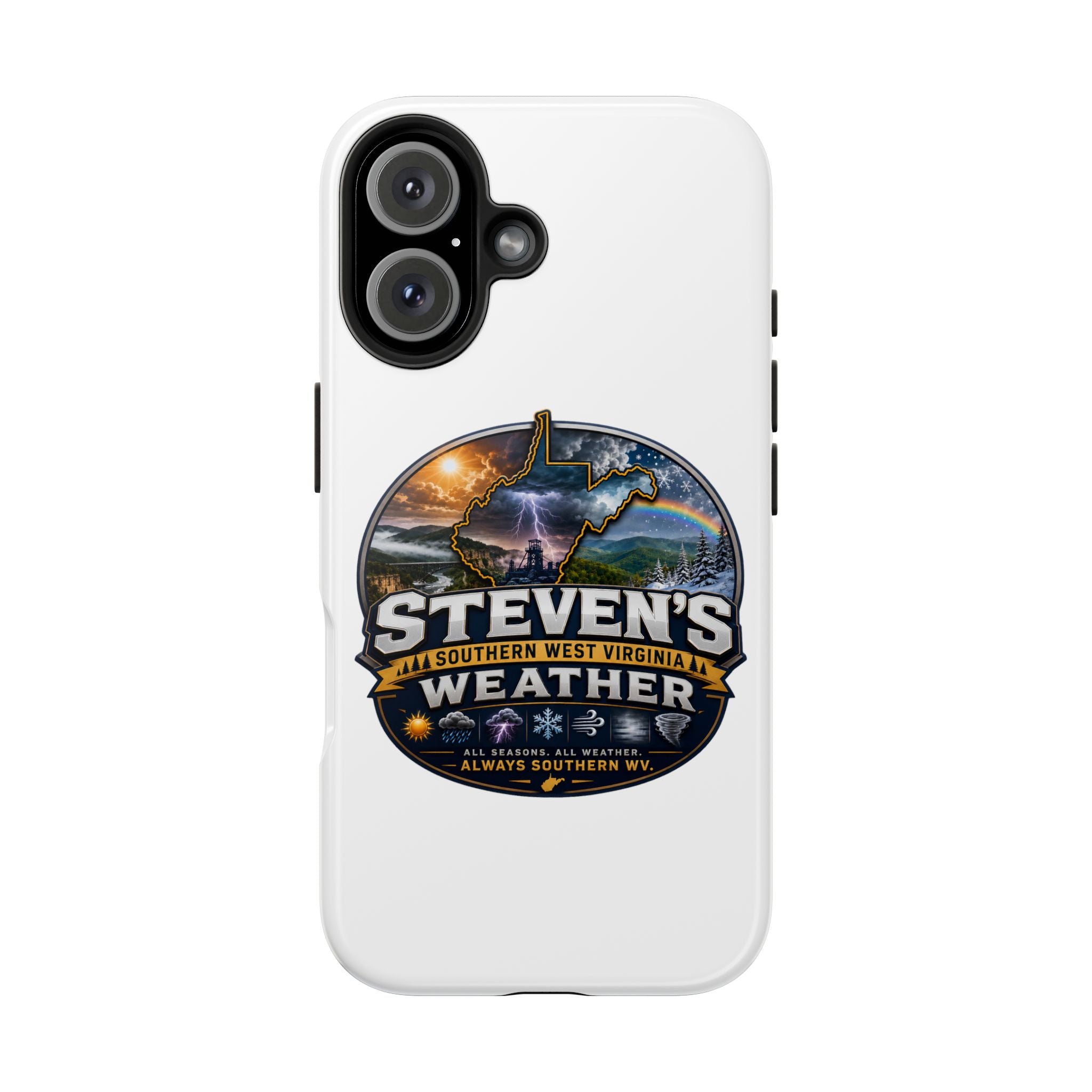 Tough Phone Case — "Steven's Weather" Southern West Virginia Storm Scenic Design