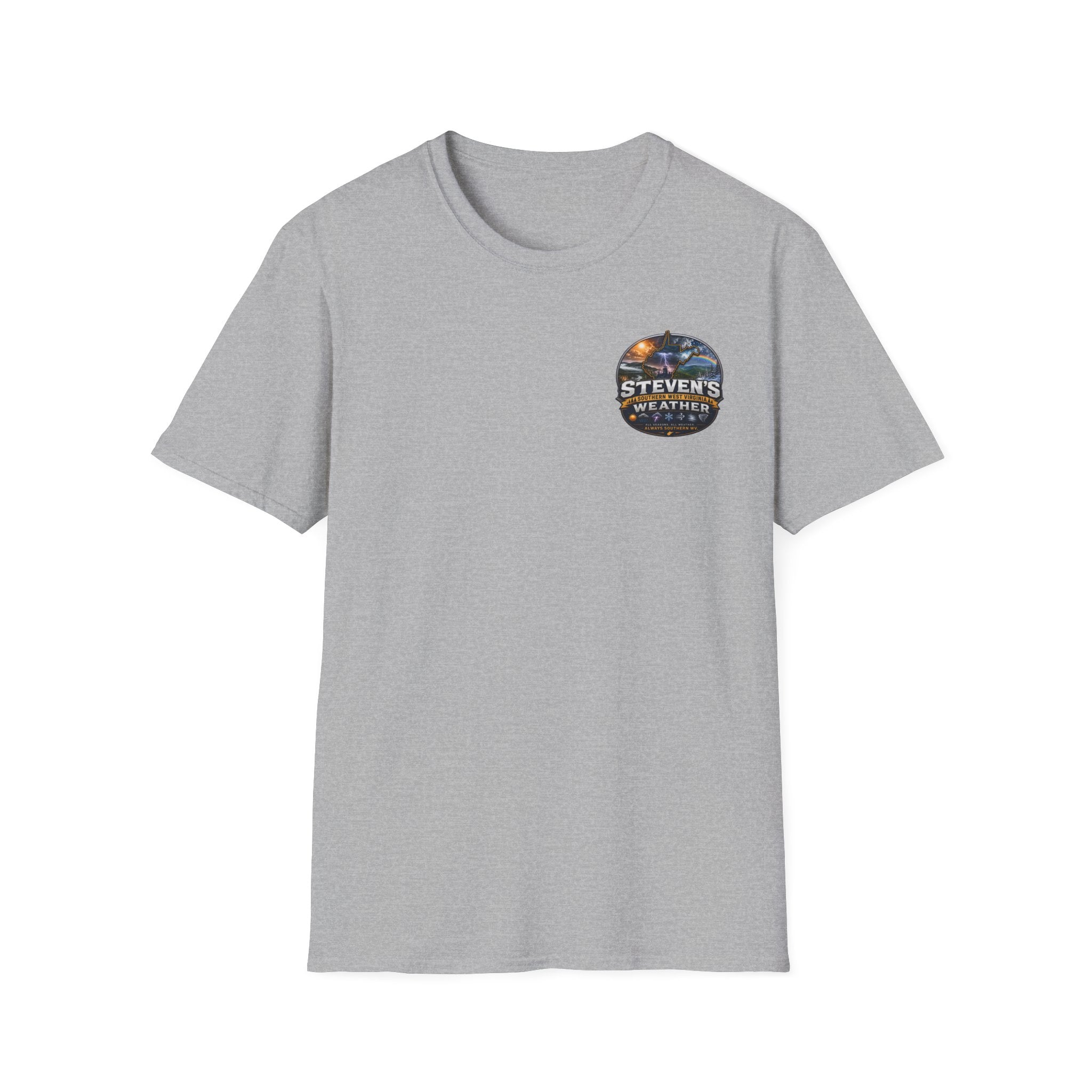 Unisex Soft-Style T-Shirt - Steven's Southern WV Weather Logo
