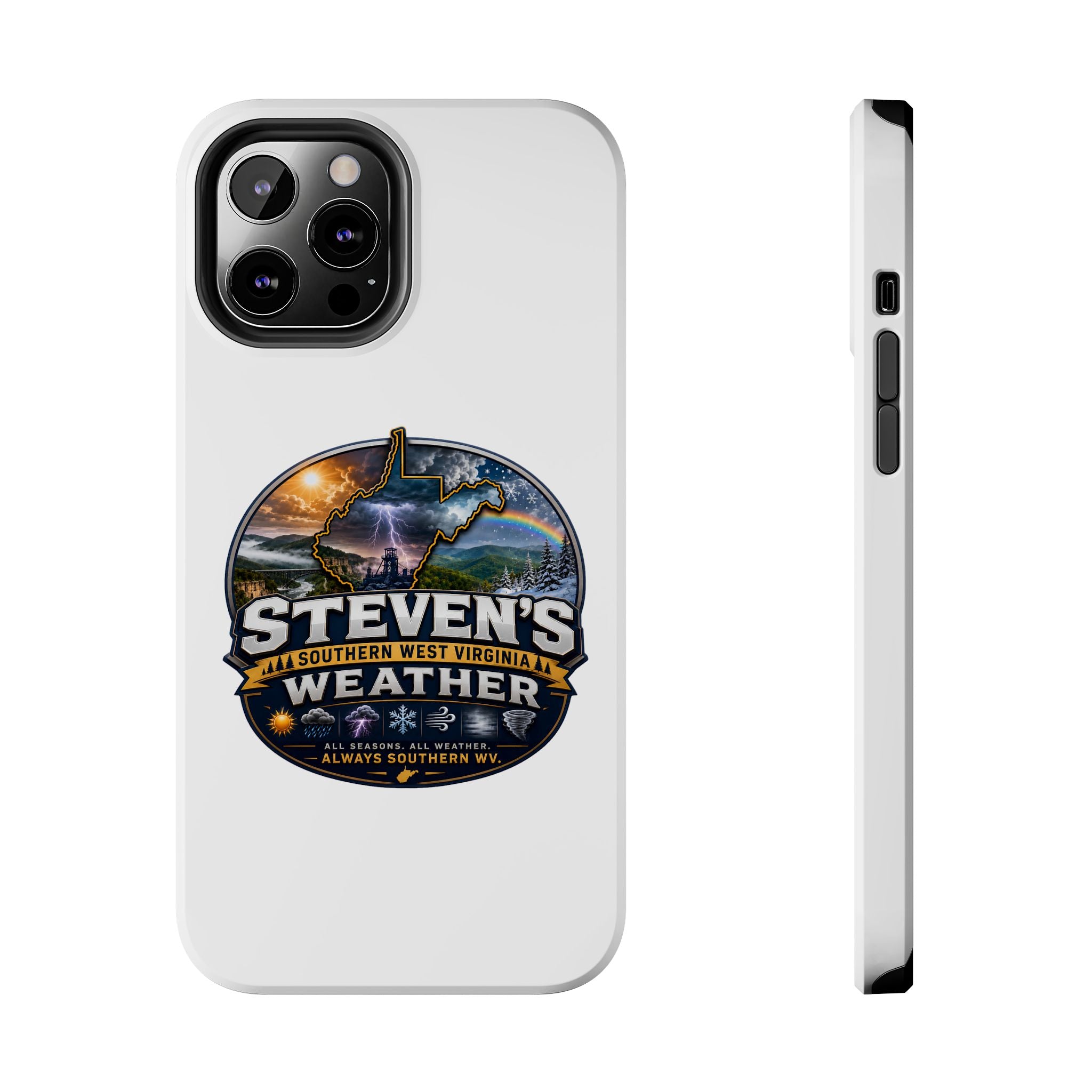 Tough Phone Case — "Steven's Weather" Southern West Virginia Storm Scenic Design