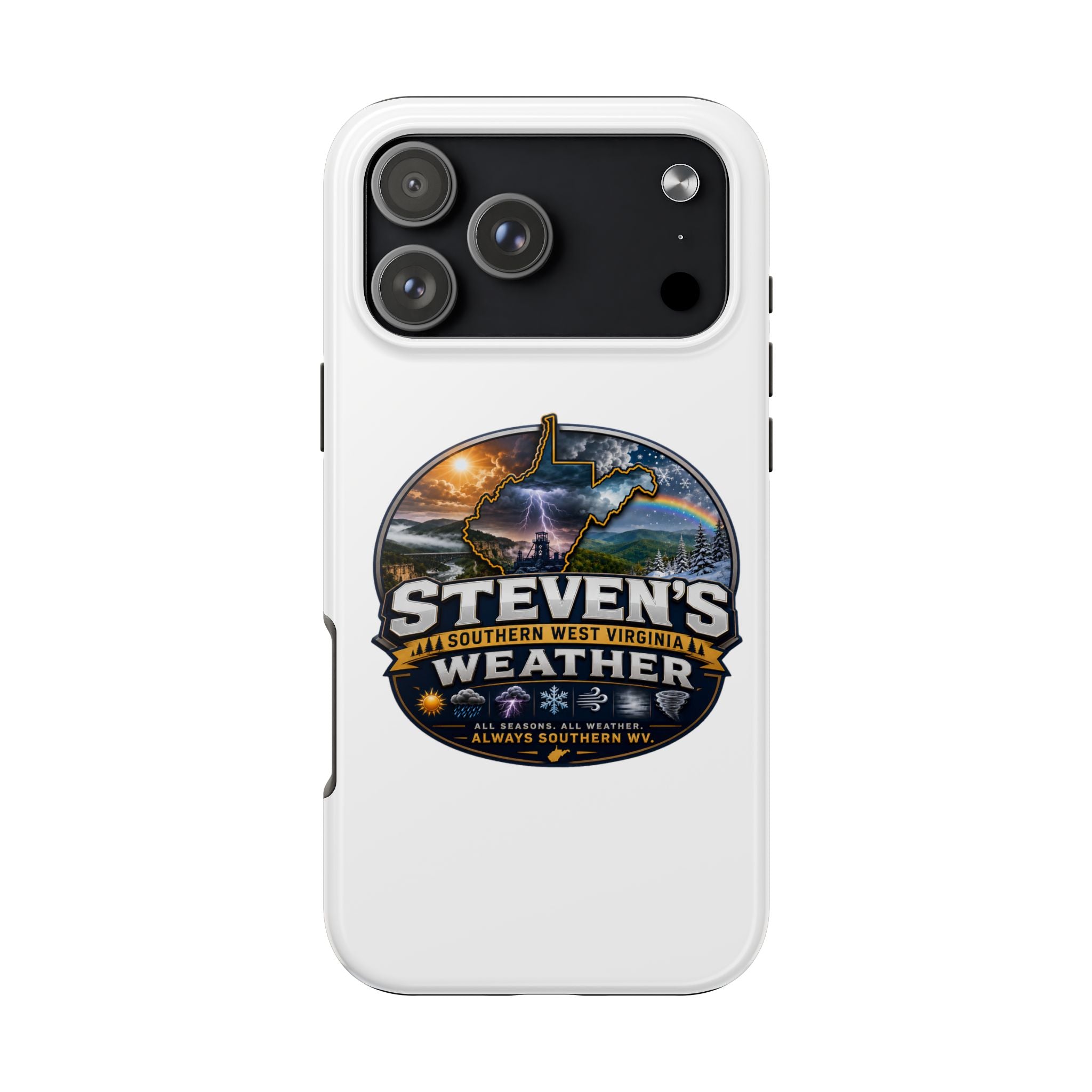 Tough Phone Case — "Steven's Weather" Southern West Virginia Storm Scenic Design