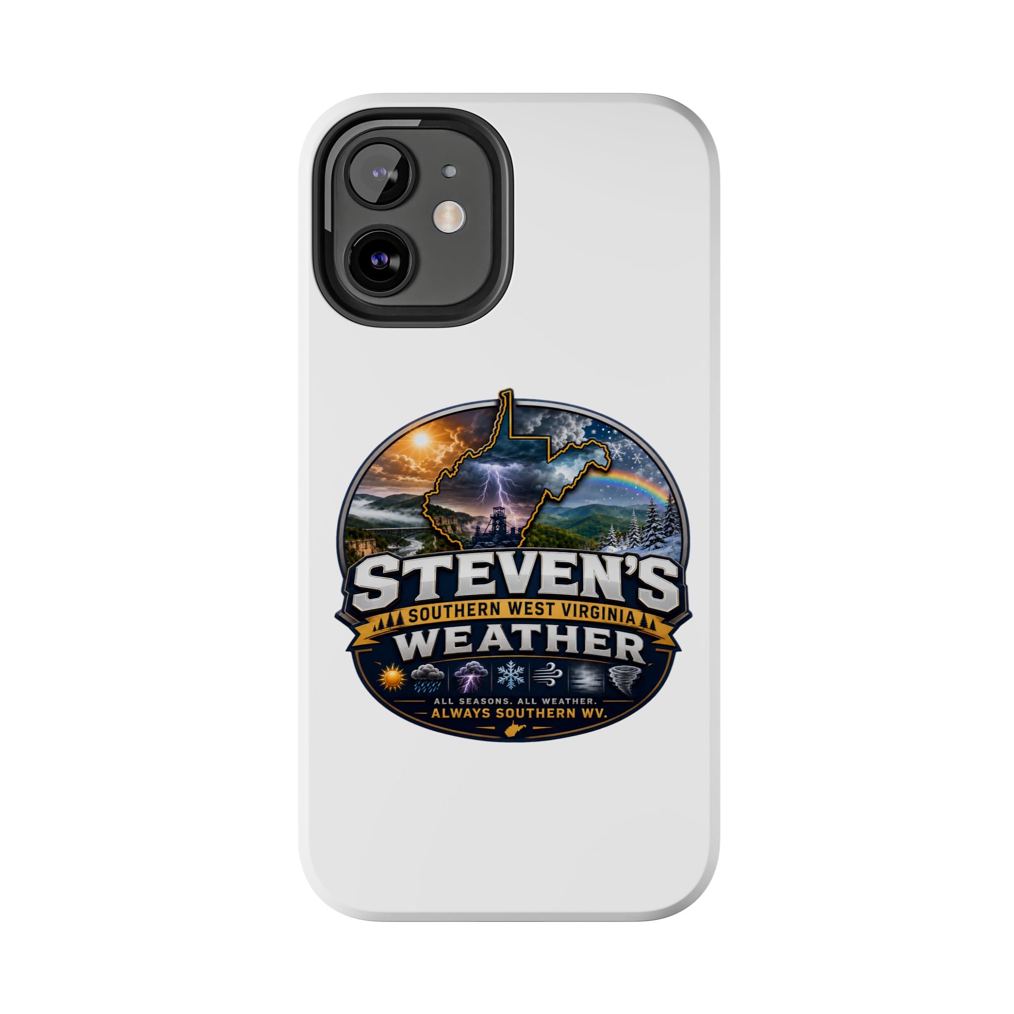 Tough Phone Case — "Steven's Weather" Southern West Virginia Storm Scenic Design