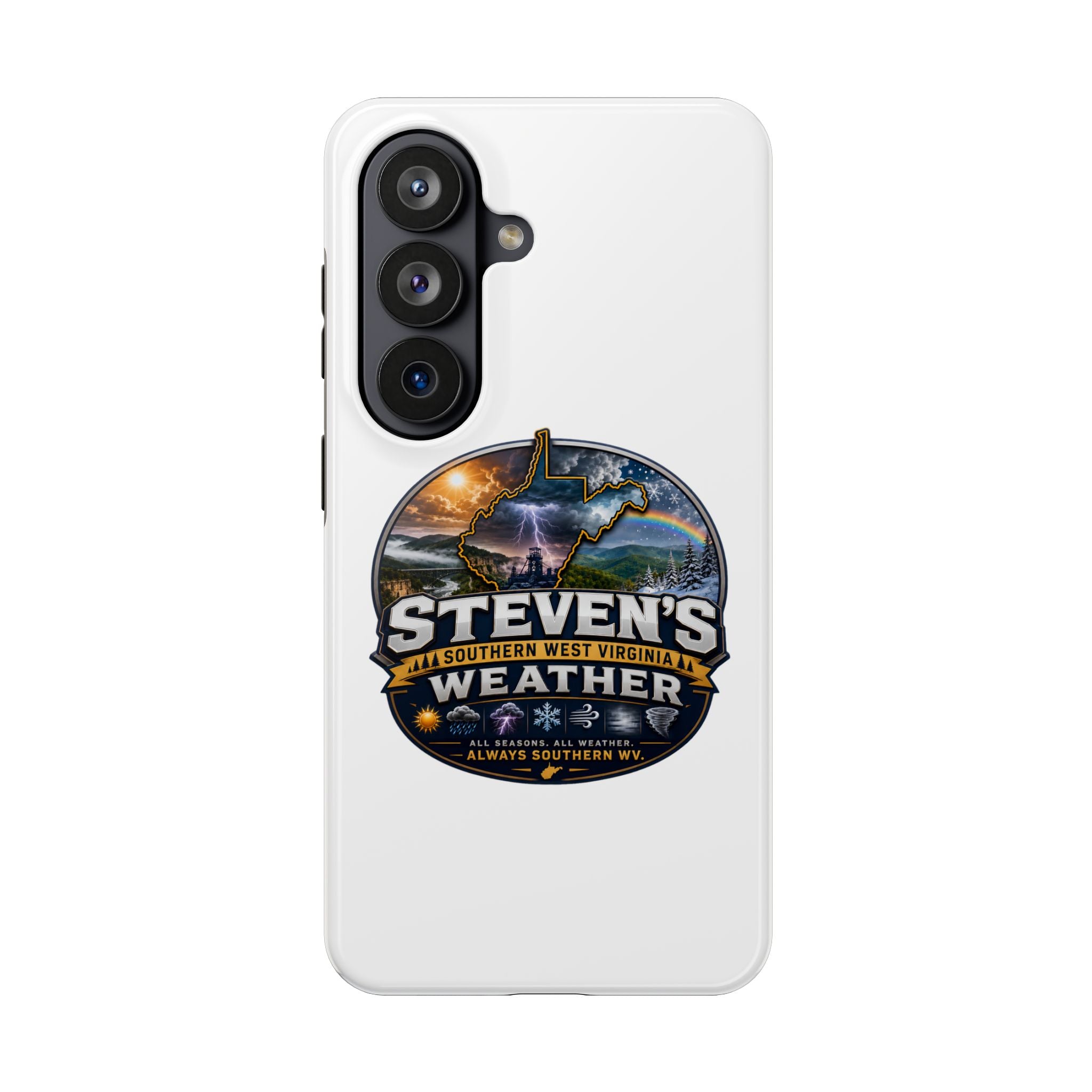 Tough Phone Case — "Steven's Weather" Southern West Virginia Storm Scenic Design