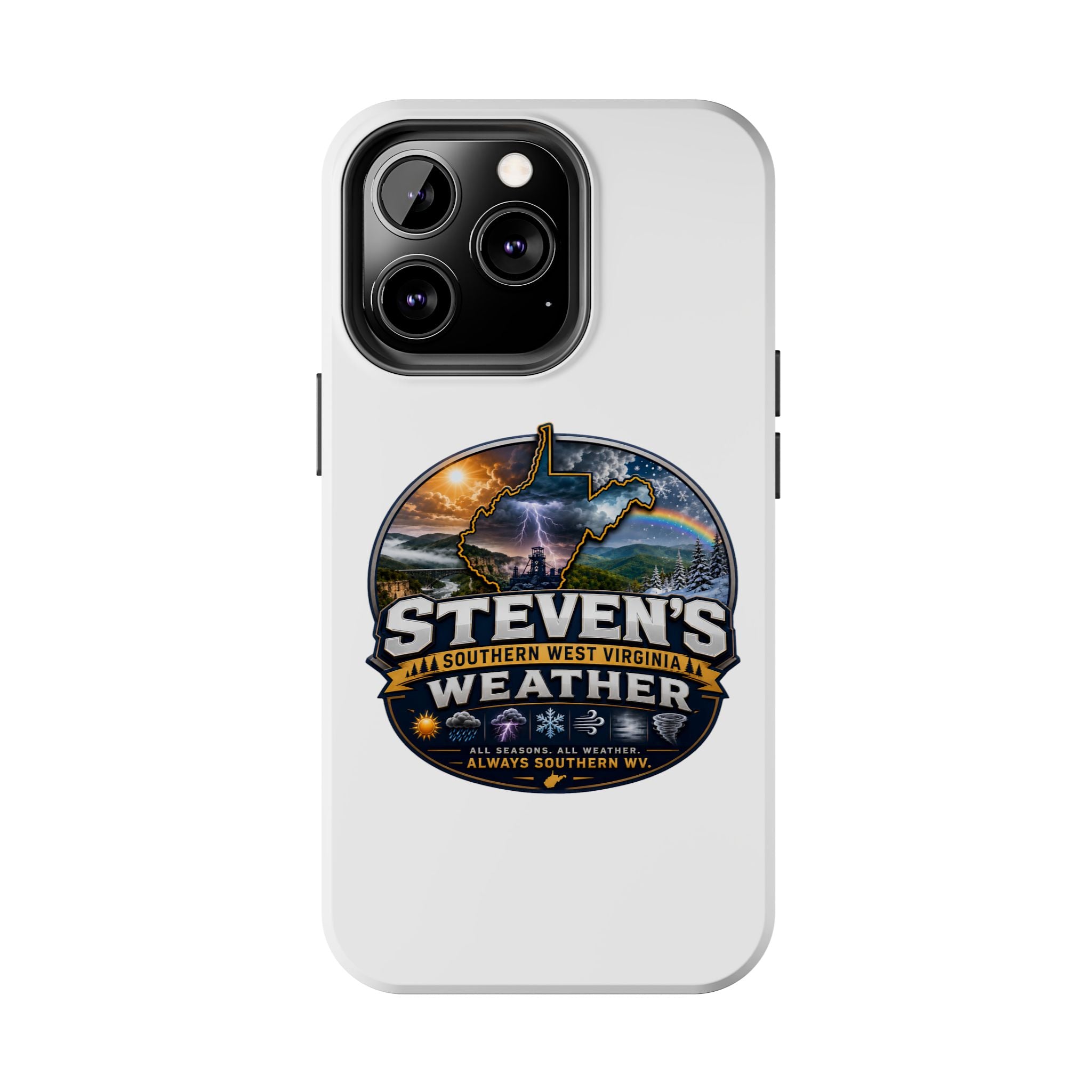 Tough Phone Case — "Steven's Weather" Southern West Virginia Storm Scenic Design