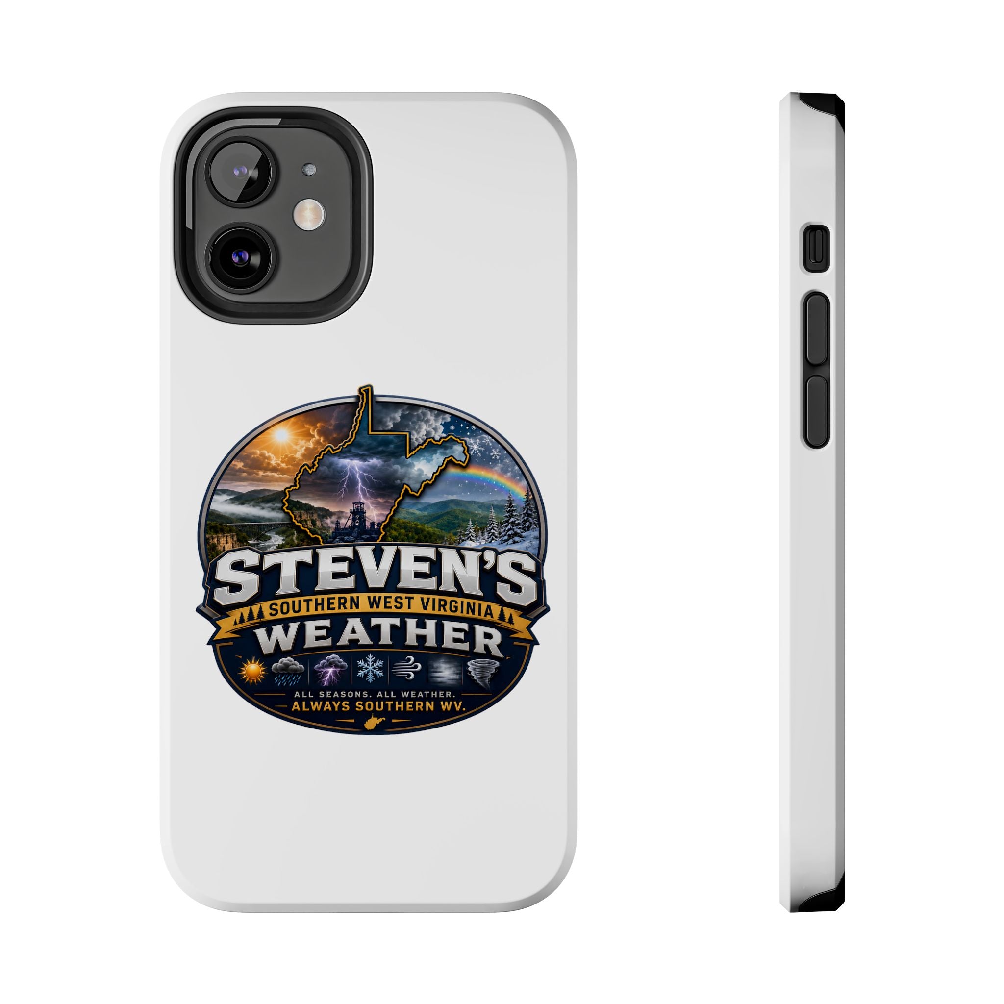 Tough Phone Case — "Steven's Weather" Southern West Virginia Storm Scenic Design