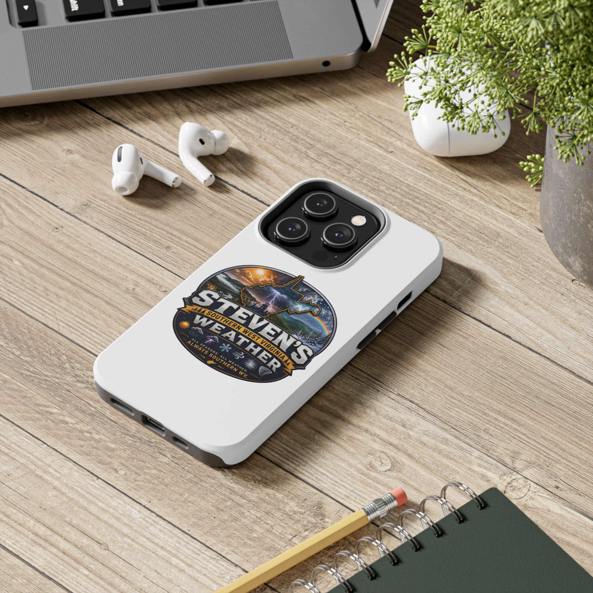 Tough Phone Case — "Steven's Weather" Southern West Virginia Storm Scenic Design