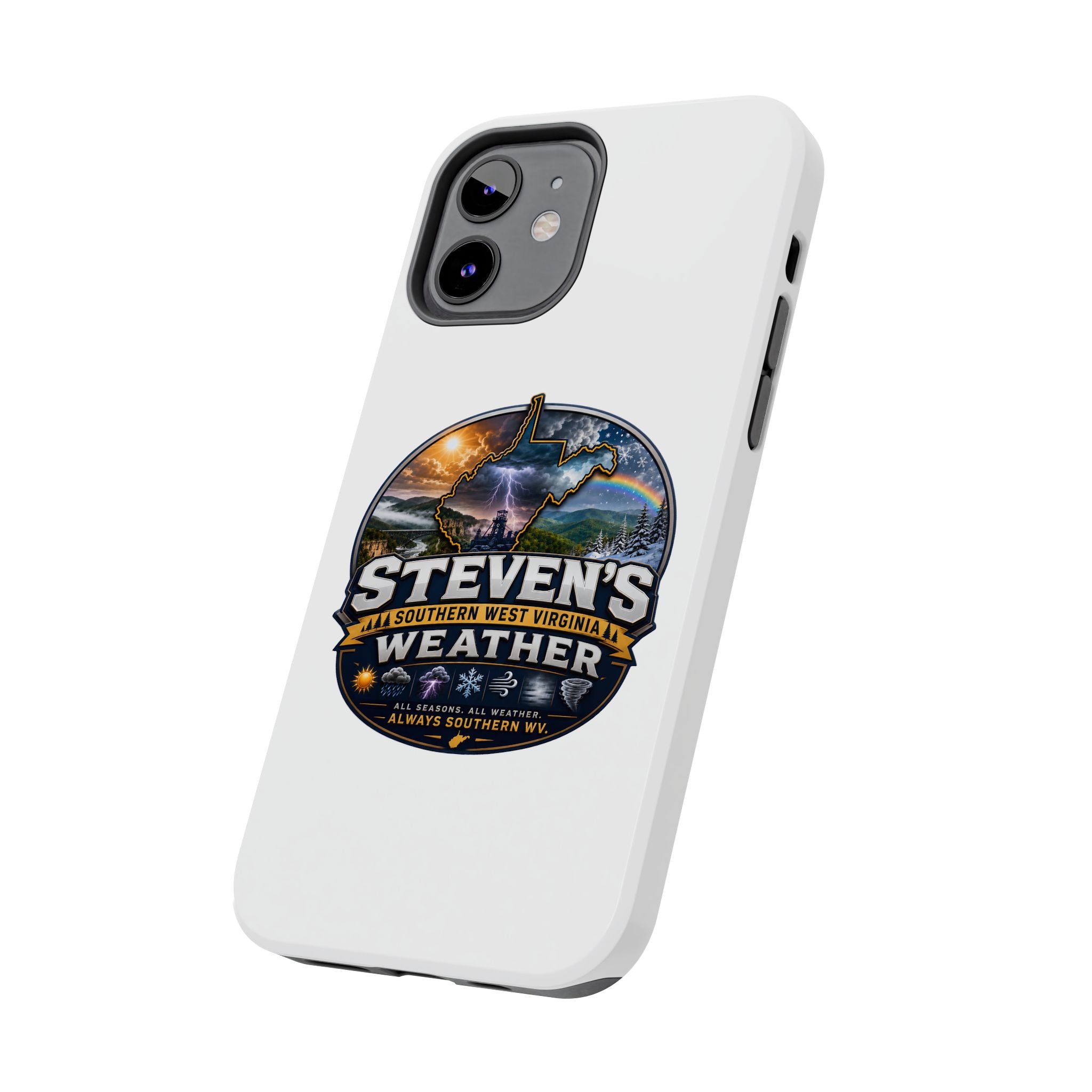 Tough Phone Case — "Steven's Weather" Southern West Virginia Storm Scenic Design