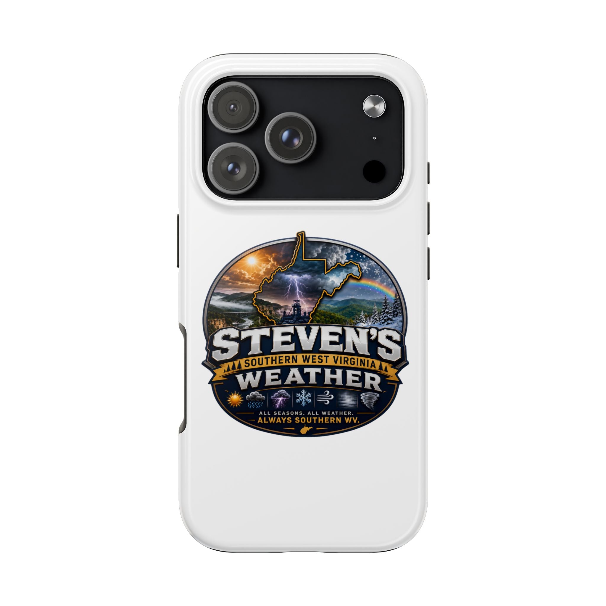 Tough Phone Case — "Steven's Weather" Southern West Virginia Storm Scenic Design