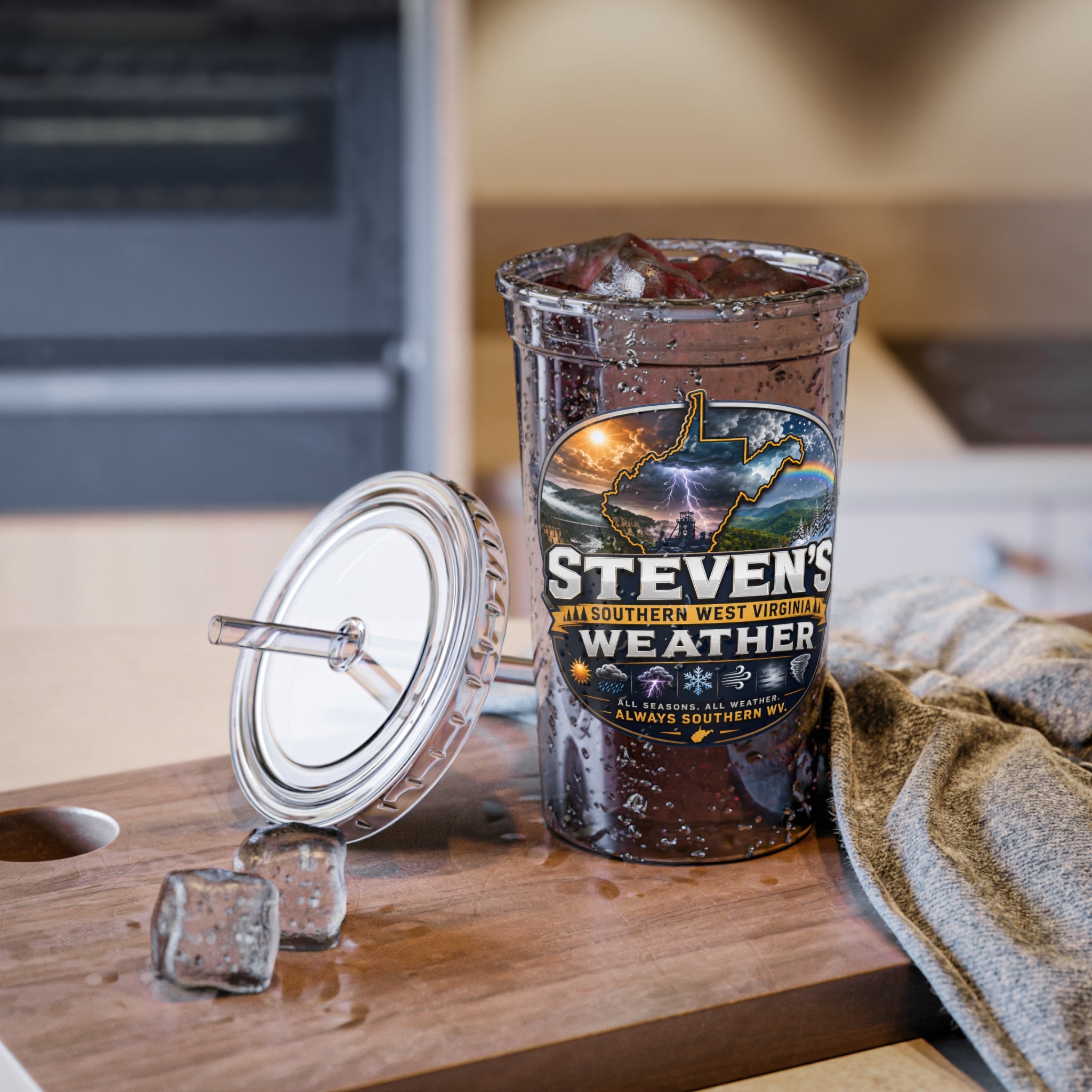 Suave Acrylic Cup - Steven's Southern West Virginia Weather