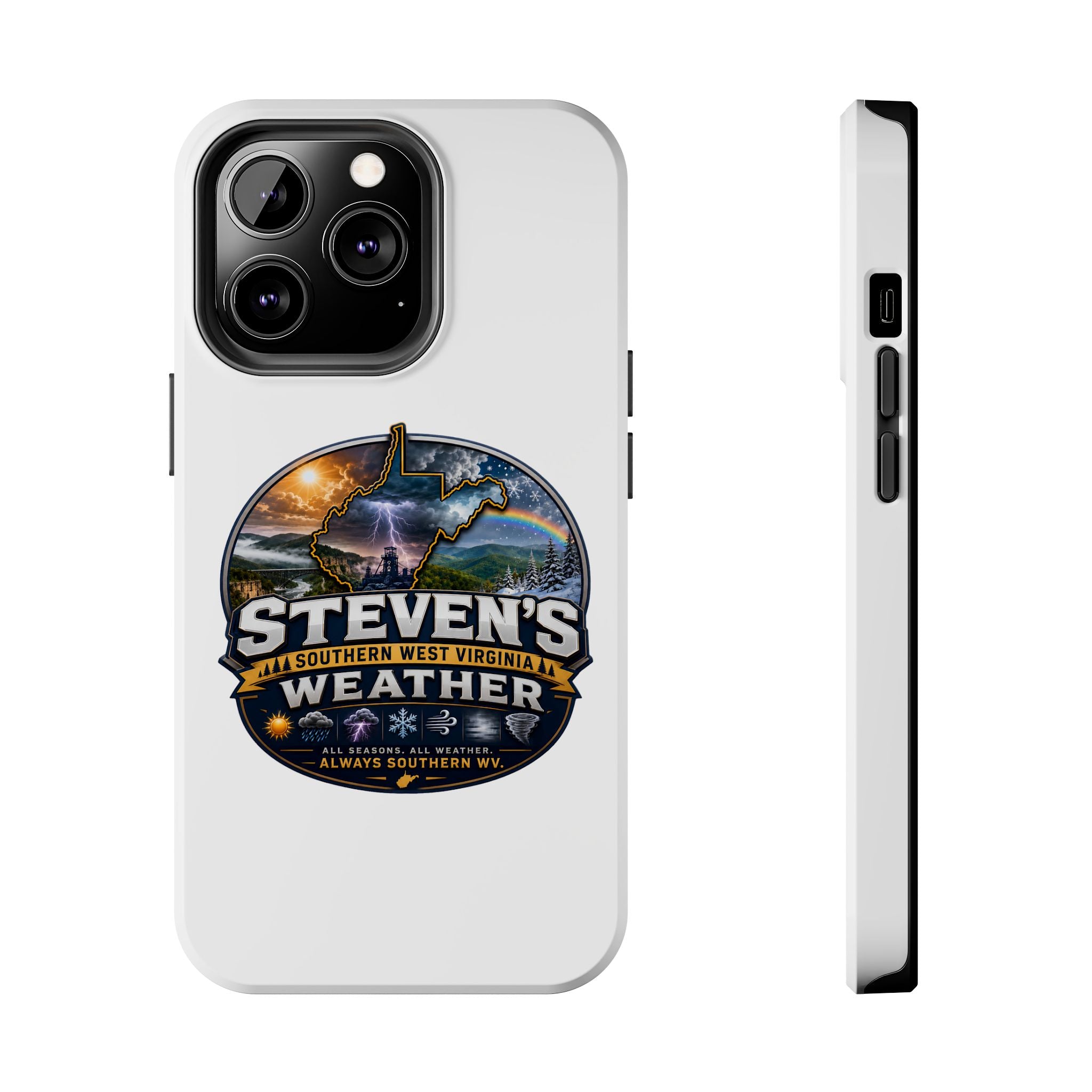 Tough Phone Case — "Steven's Weather" Southern West Virginia Storm Scenic Design