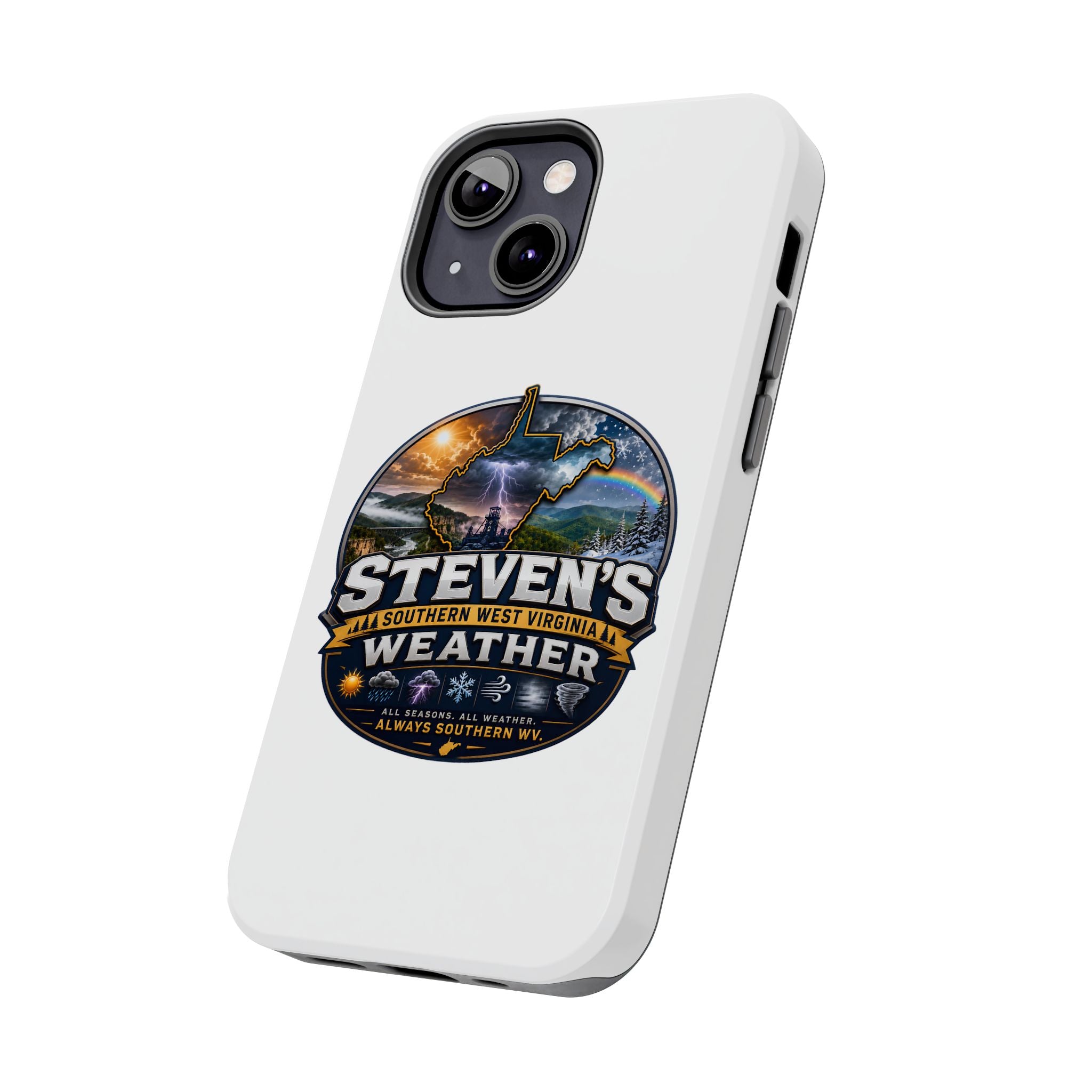 Tough Phone Case — "Steven's Weather" Southern West Virginia Storm Scenic Design