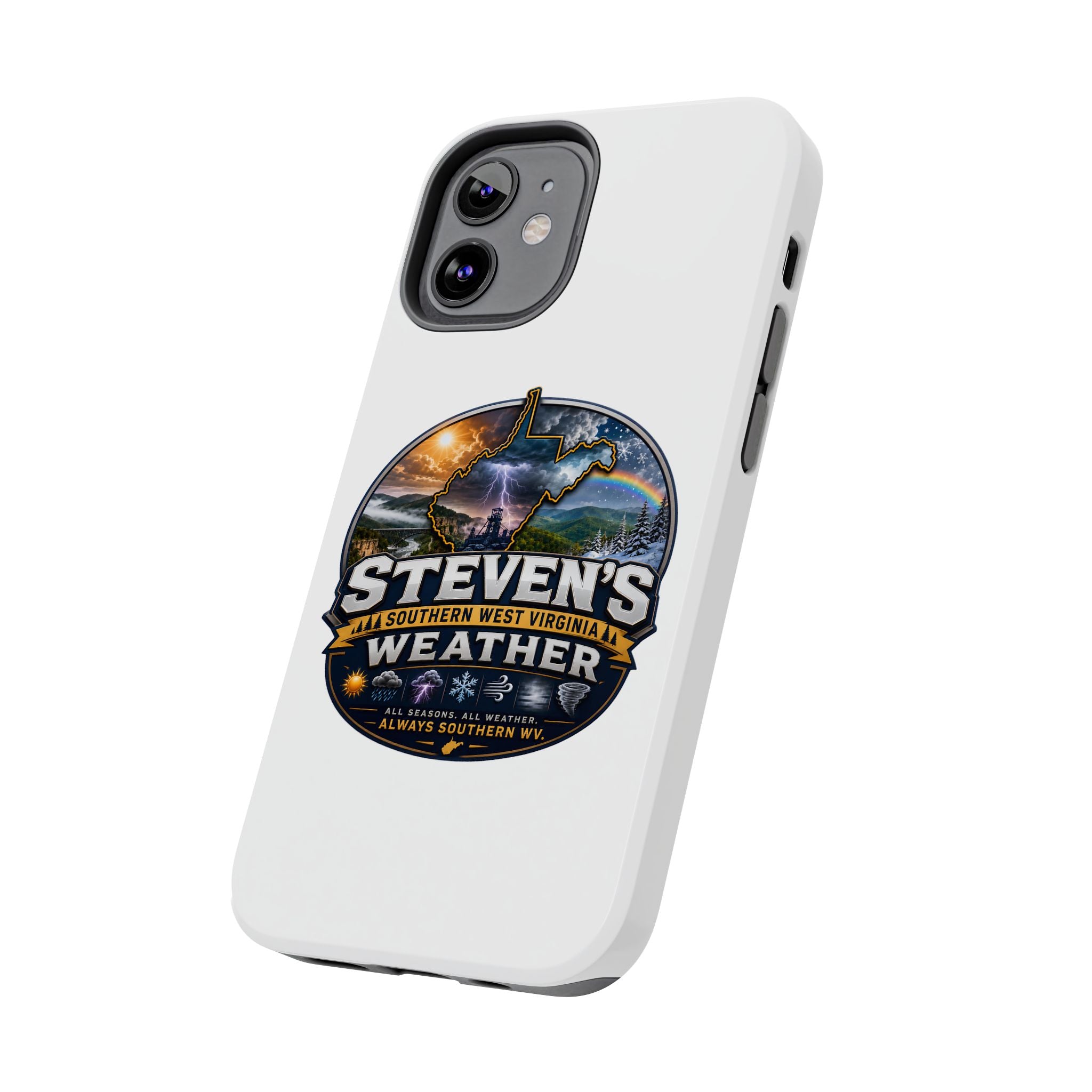 Tough Phone Case — "Steven's Weather" Southern West Virginia Storm Scenic Design