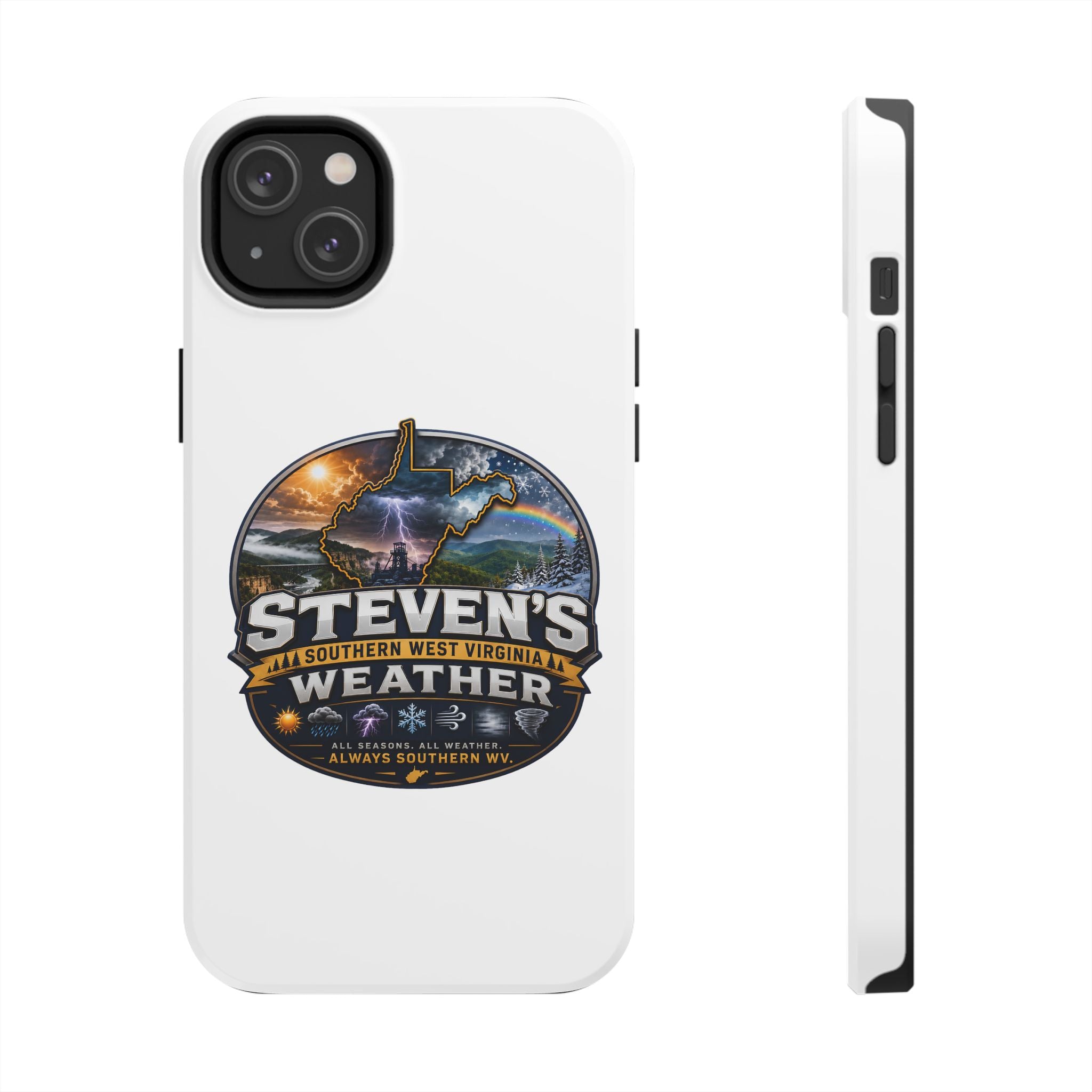 Tough Phone Case — "Steven's Weather" Southern West Virginia Storm Scenic Design
