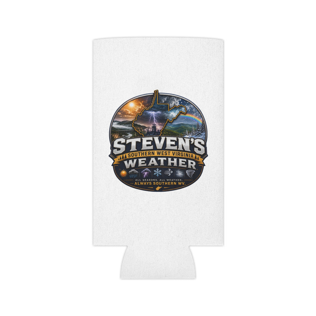 Steven's Weather Can Cooler - Southern West Virginia Storm & Rainbow Drink Koozie