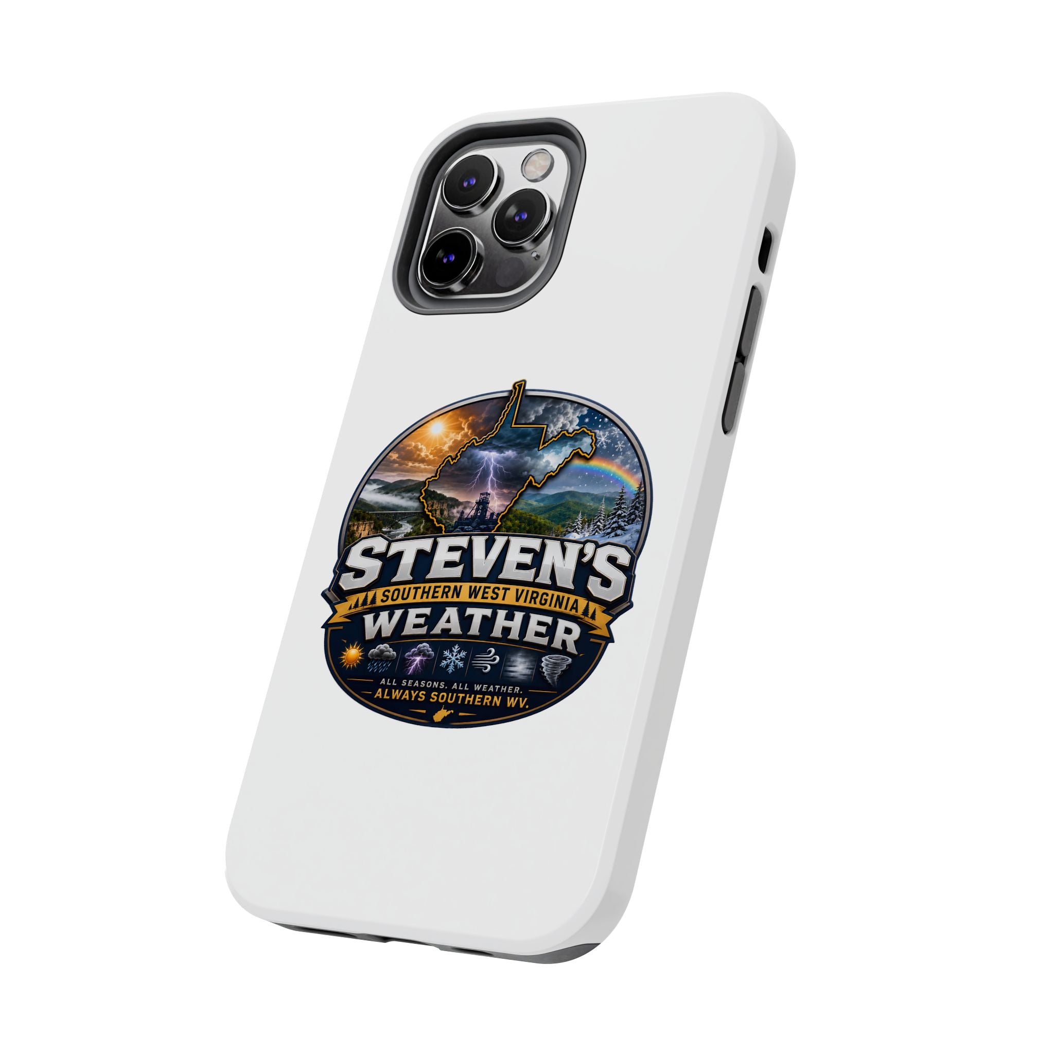 Tough Phone Case — "Steven's Weather" Southern West Virginia Storm Scenic Design