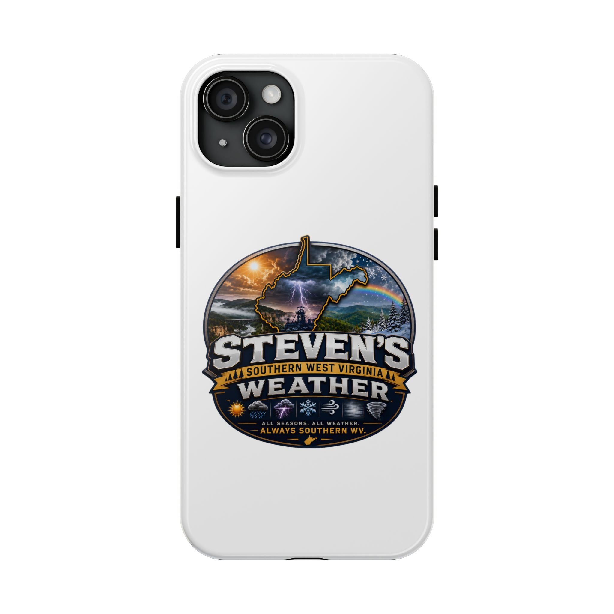 Tough Phone Case — "Steven's Weather" Southern West Virginia Storm Scenic Design
