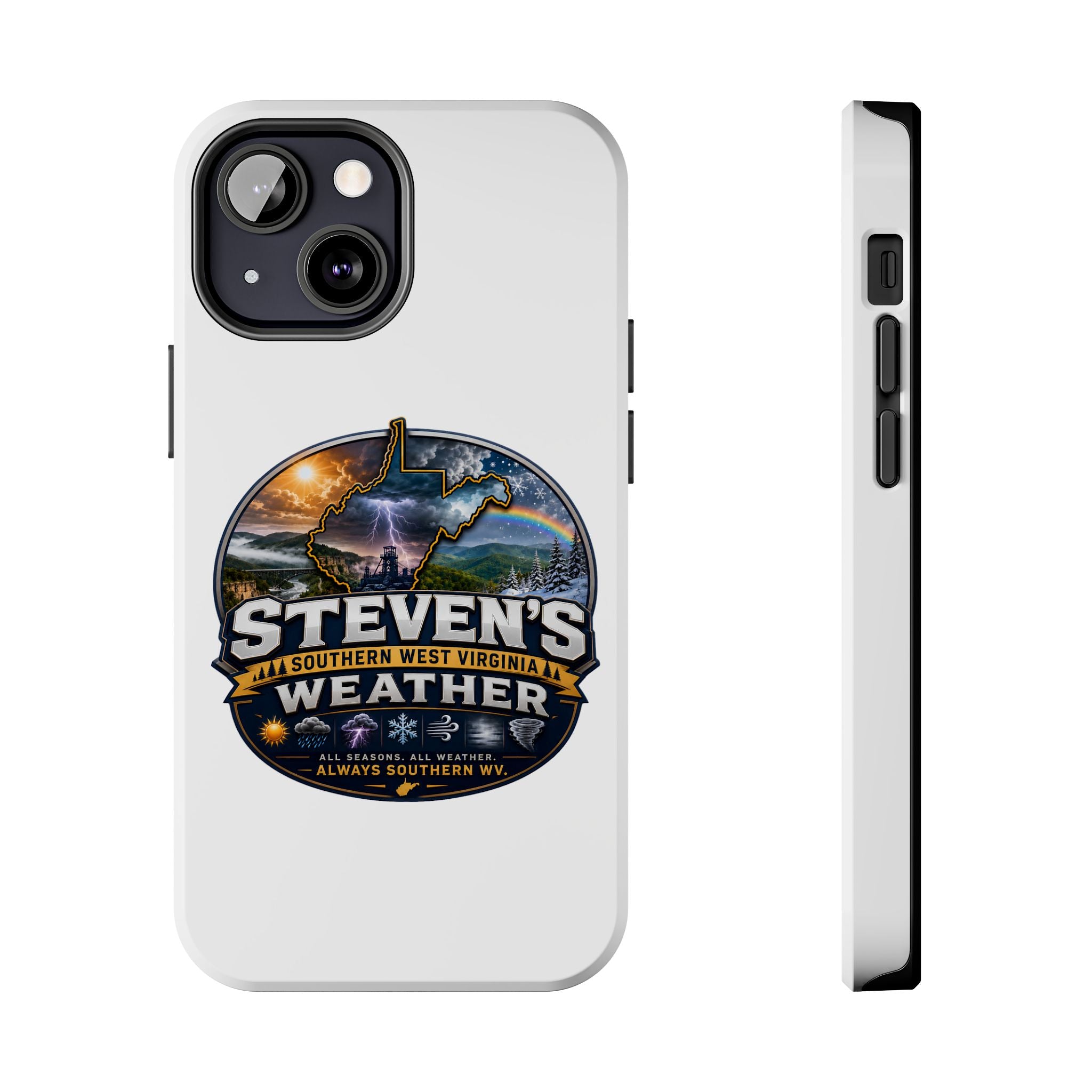Tough Phone Case — "Steven's Weather" Southern West Virginia Storm Scenic Design