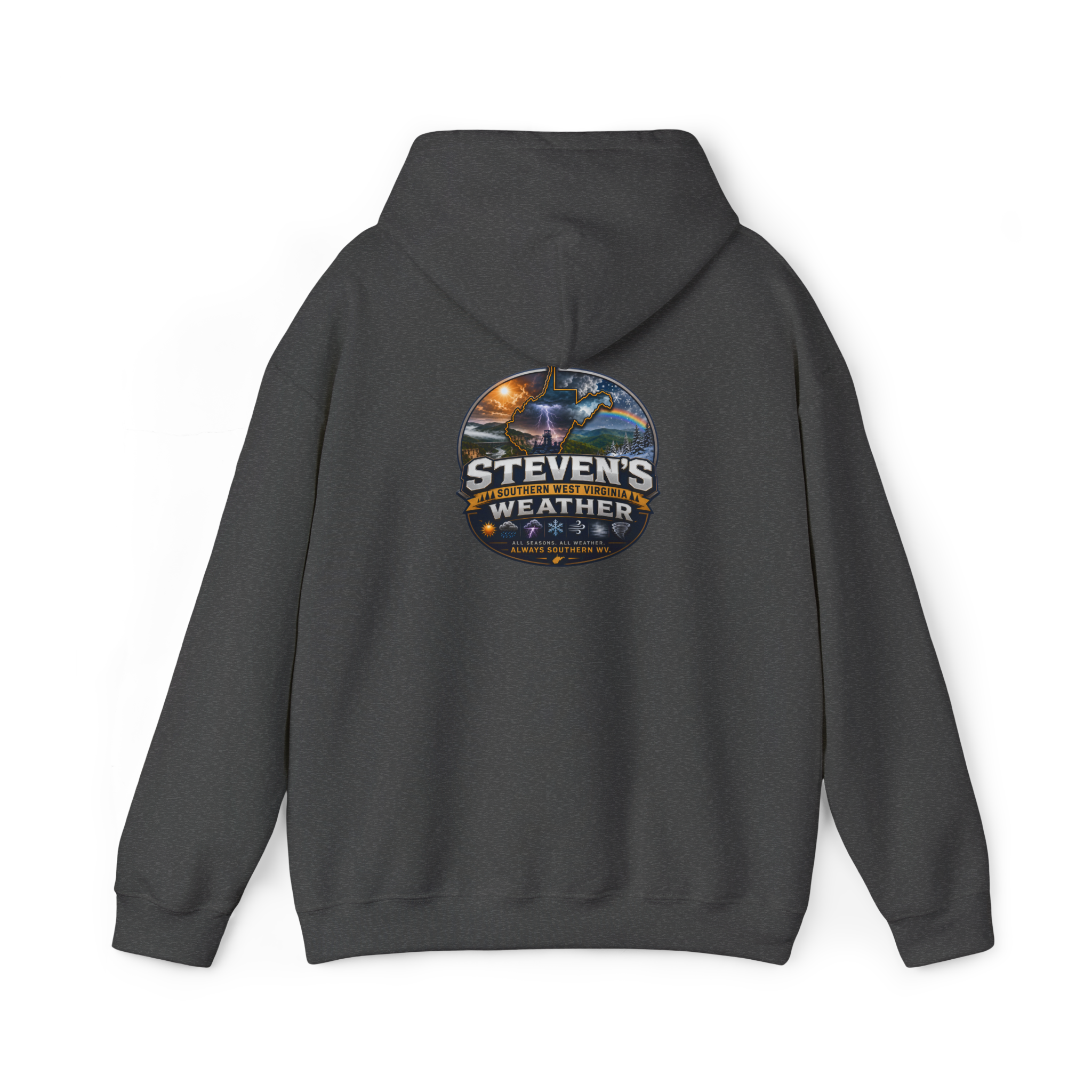 Steven's Southern West Virginia Weather Hoodie — Unisex Heavy Cotton Crewneck