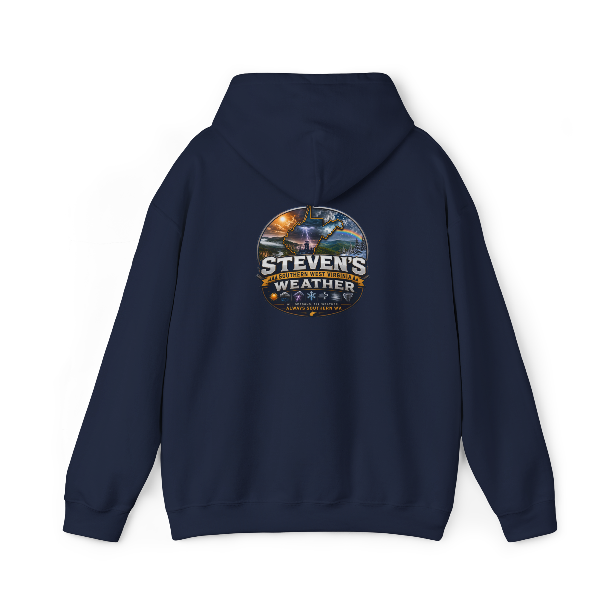Steven's Southern West Virginia Weather Hoodie — Unisex Heavy Cotton Crewneck