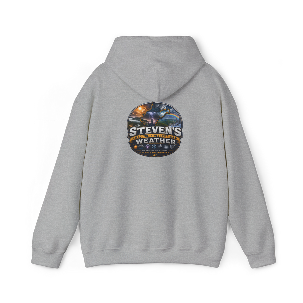 Steven's Southern West Virginia Weather Hoodie — Unisex Heavy Cotton Crewneck