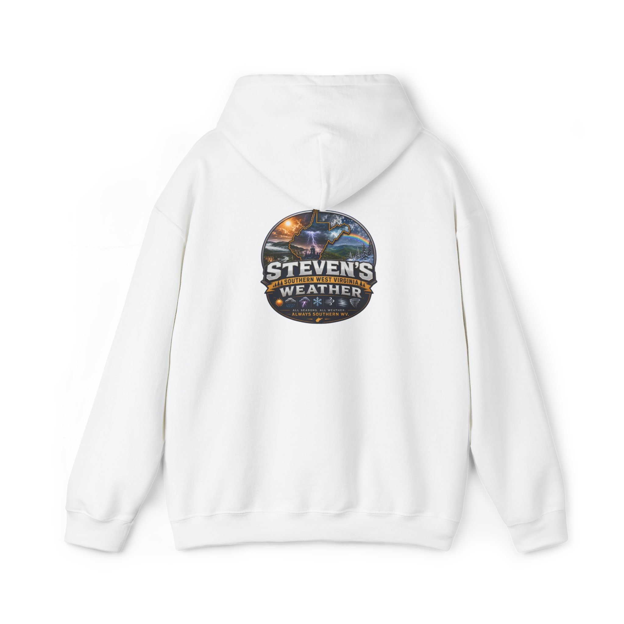Steven's Southern West Virginia Weather Hoodie — Unisex Heavy Cotton Crewneck
