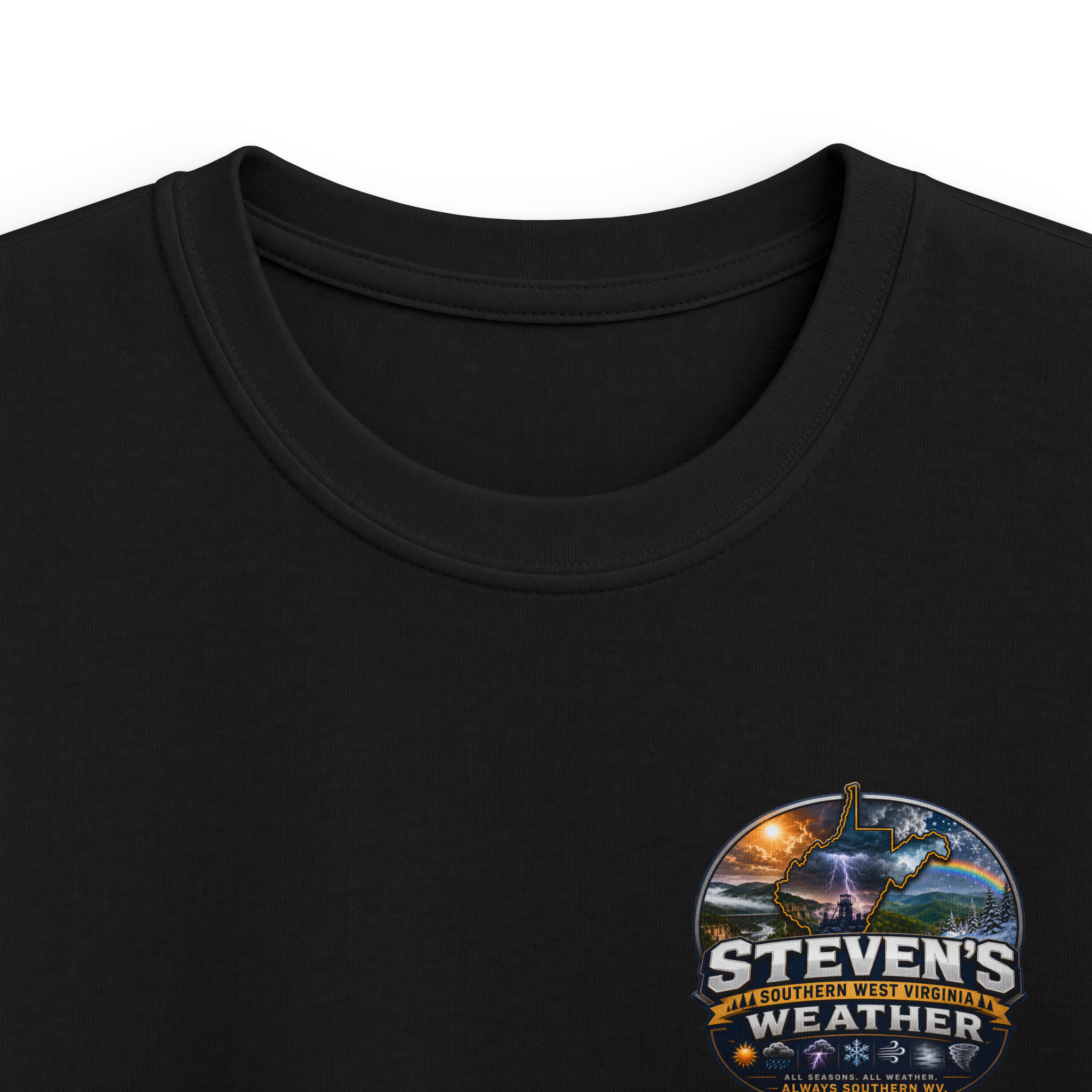 Steven's Southern West Virginia Weather - Kids Soft-Style T-Shirt