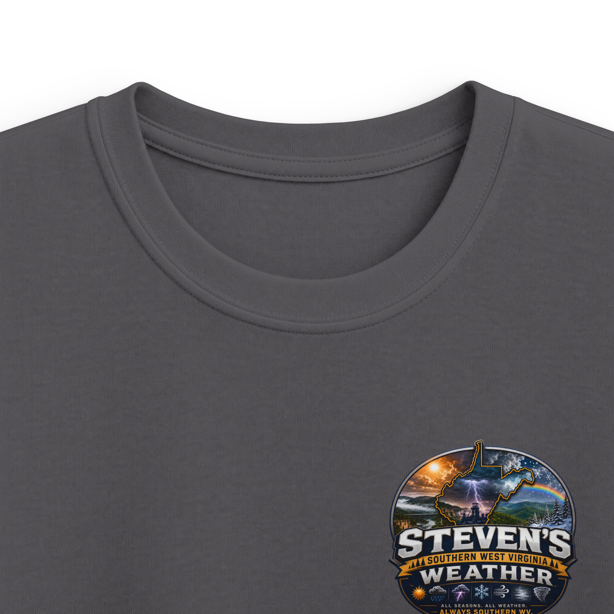 Steven's Southern West Virginia Weather - Kids Soft-Style T-Shirt