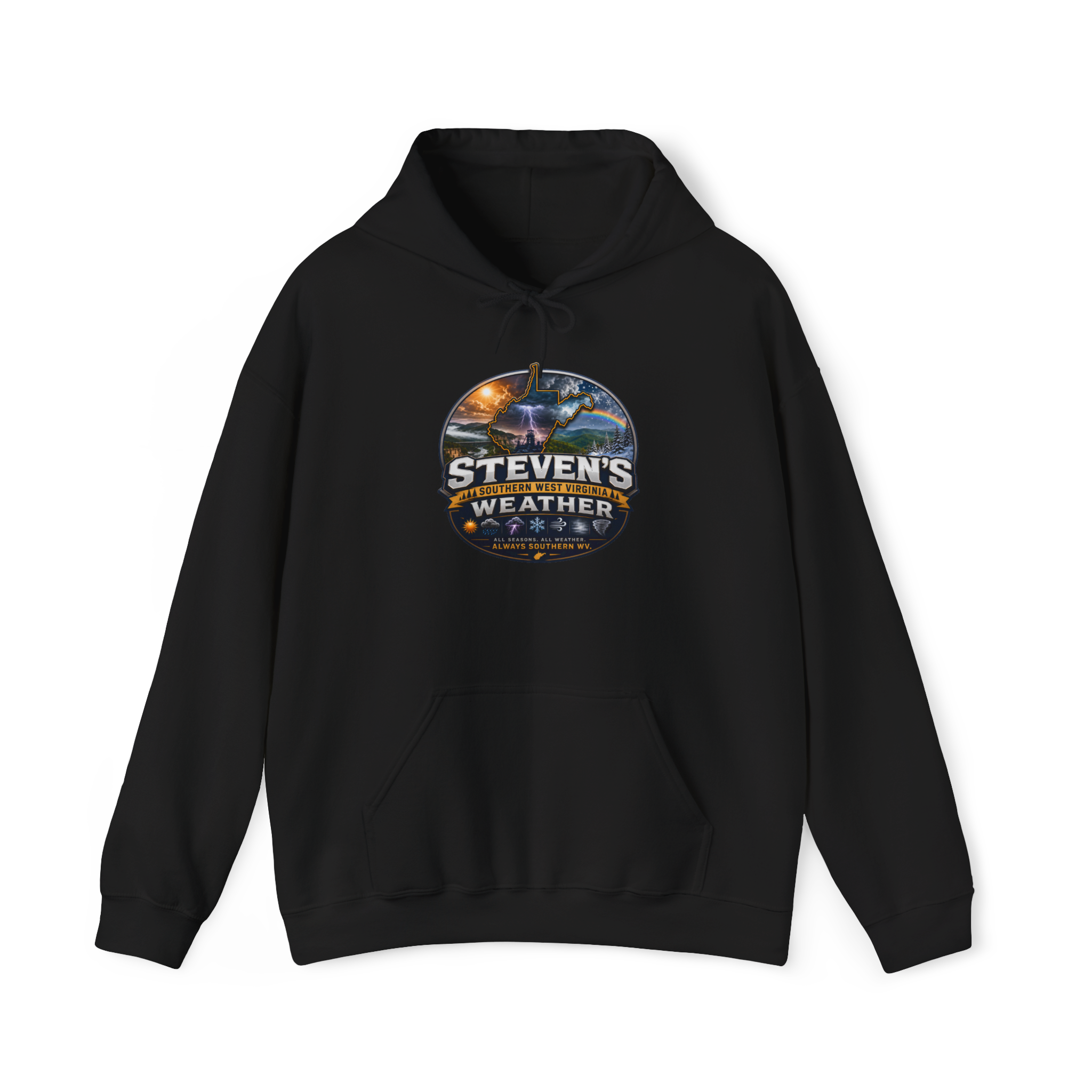 Steven's Southern West Virginia Weather Hoodie — Unisex Heavy Cotton Crewneck