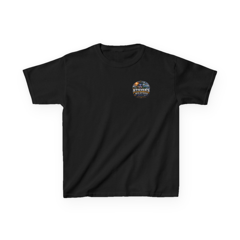 Steven's Southern West Virginia Weather Logo Tee - Unisex Kids Heavy Cotton T-Shirt