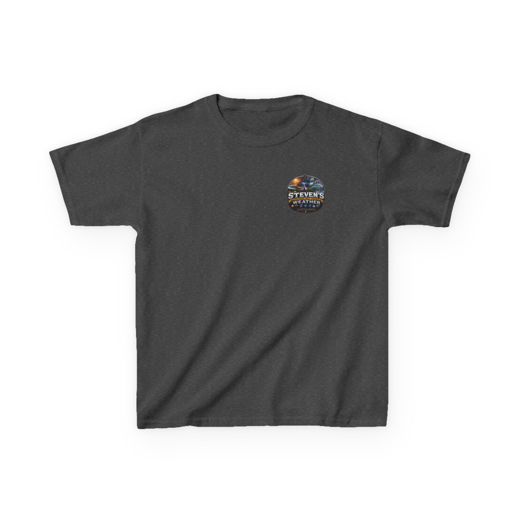 Steven's Southern West Virginia Weather Logo Tee - Unisex Kids Heavy Cotton T-Shirt