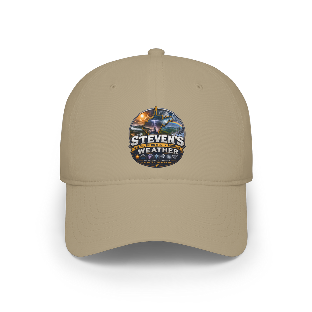 Steven's Weather Logo Baseball Cap — Outdoor Stormwatcher Hat