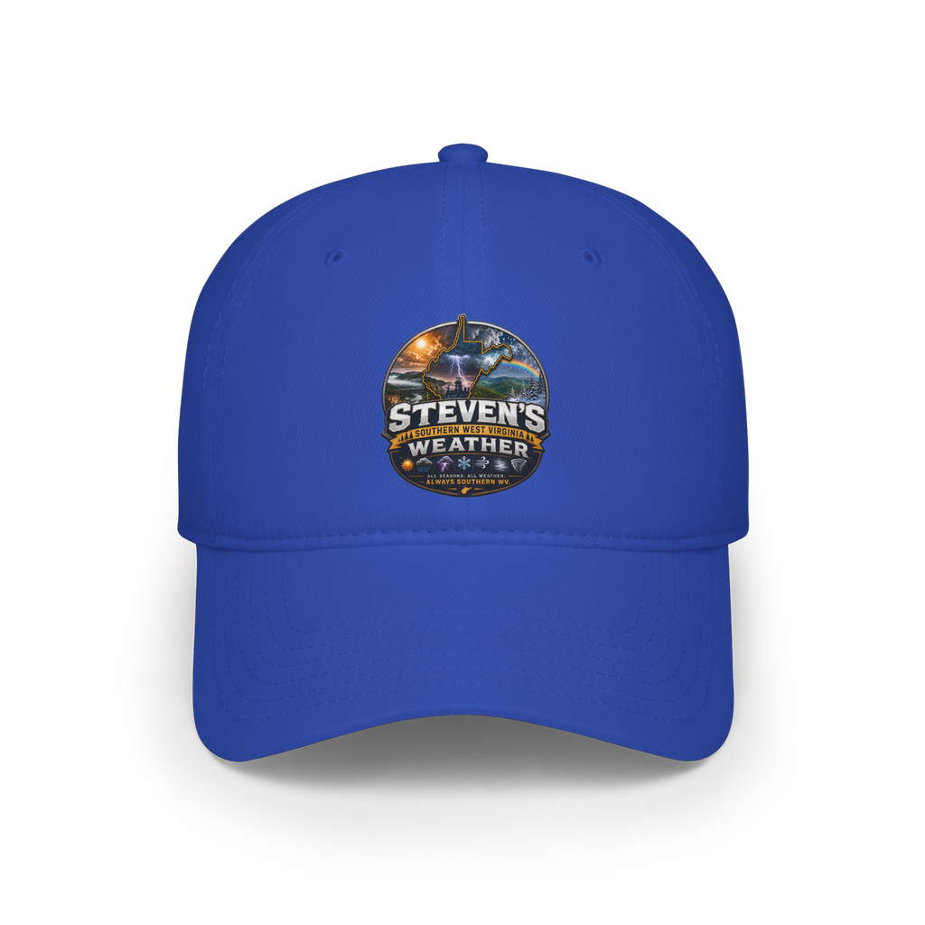 Steven's Weather Logo Baseball Cap — Outdoor Stormwatcher Hat