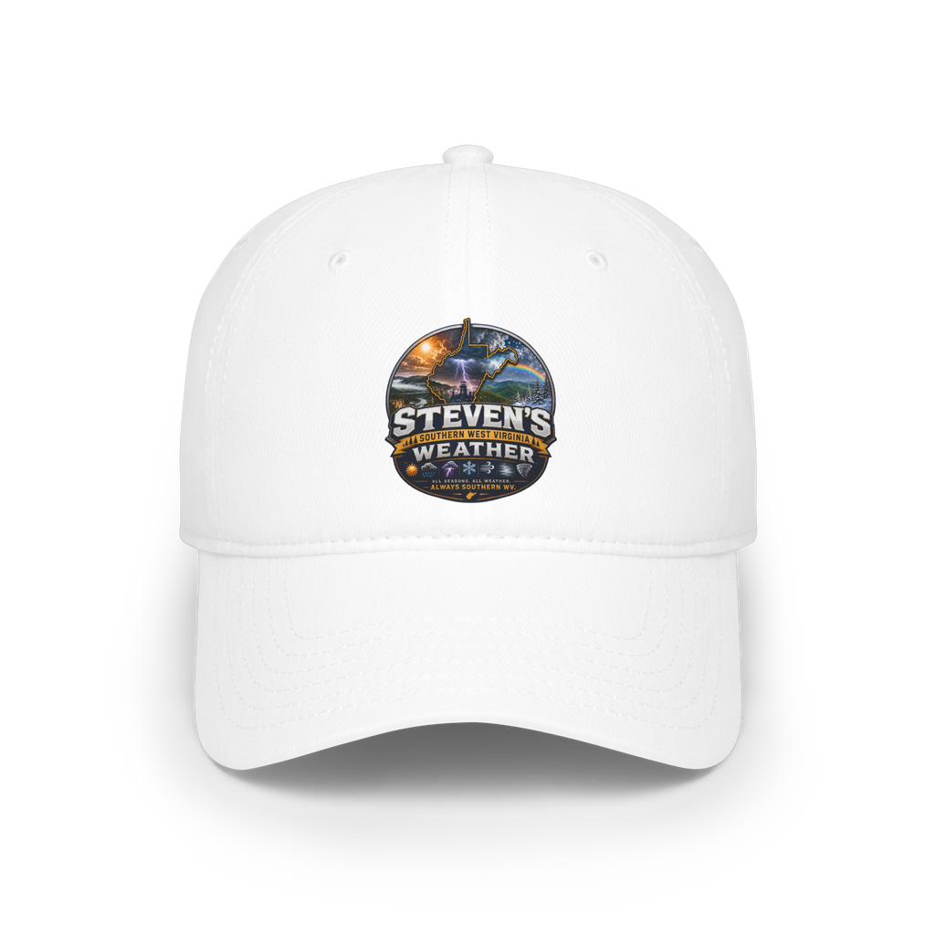 Steven's Weather Logo Baseball Cap — Outdoor Stormwatcher Hat