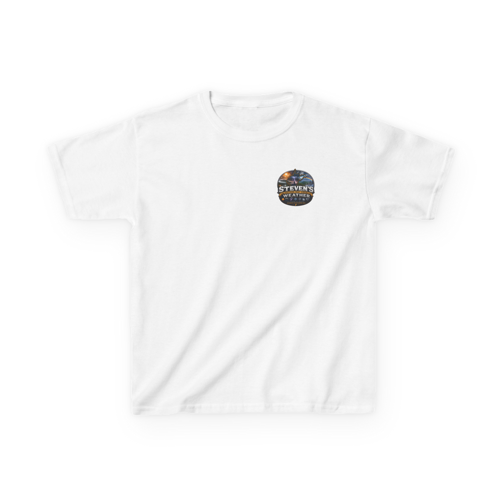 Steven's Southern West Virginia Weather Logo Tee - Unisex Kids Heavy Cotton T-Shirt